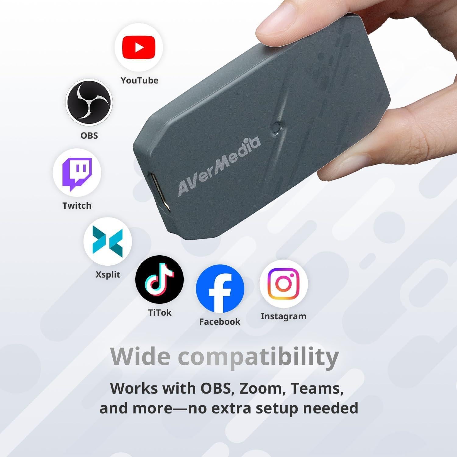 Tarjeta de Captura 4K AVerMedia CamStream 4K BU113G2 HDMI