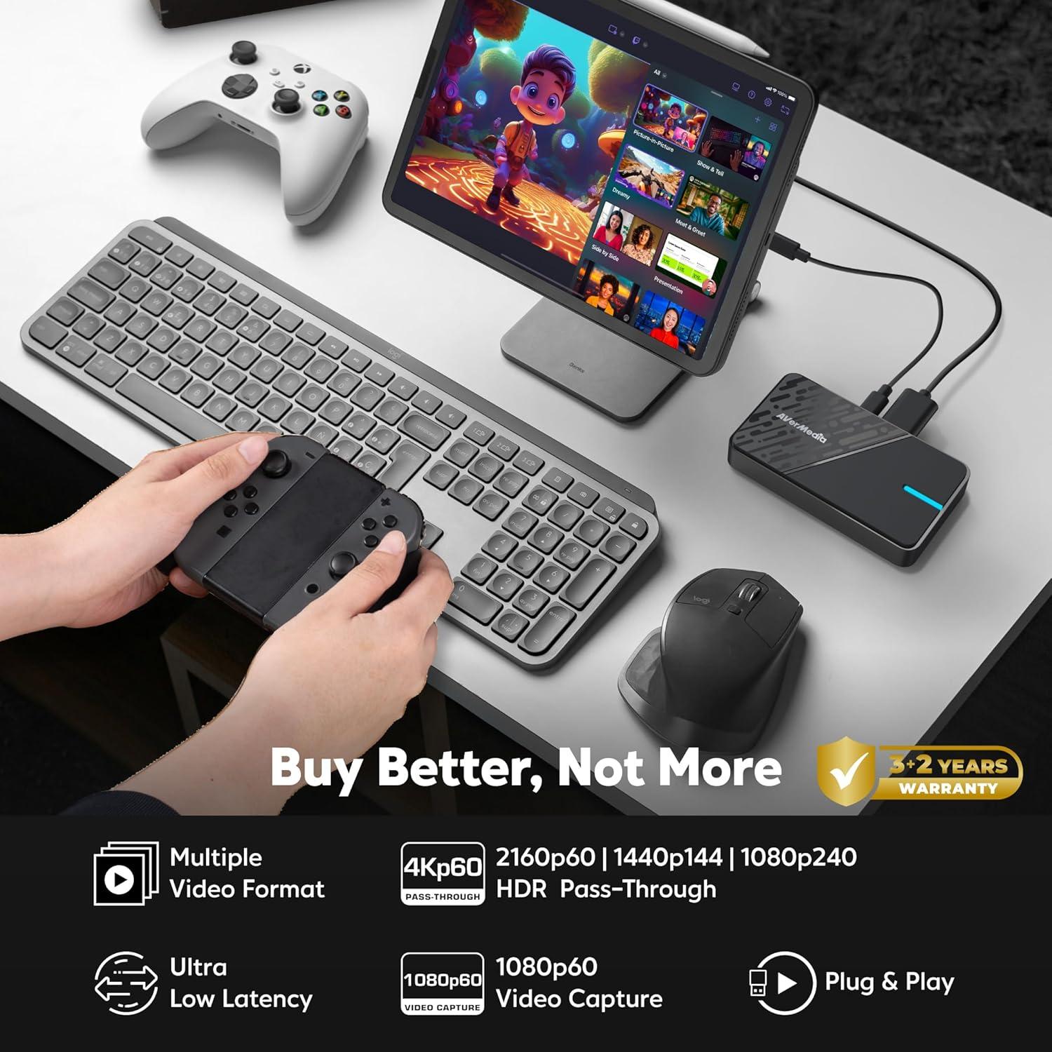 Tarjeta de Captura AVerMedia StreamLine MINI+ GC311G2 4K60 HDR