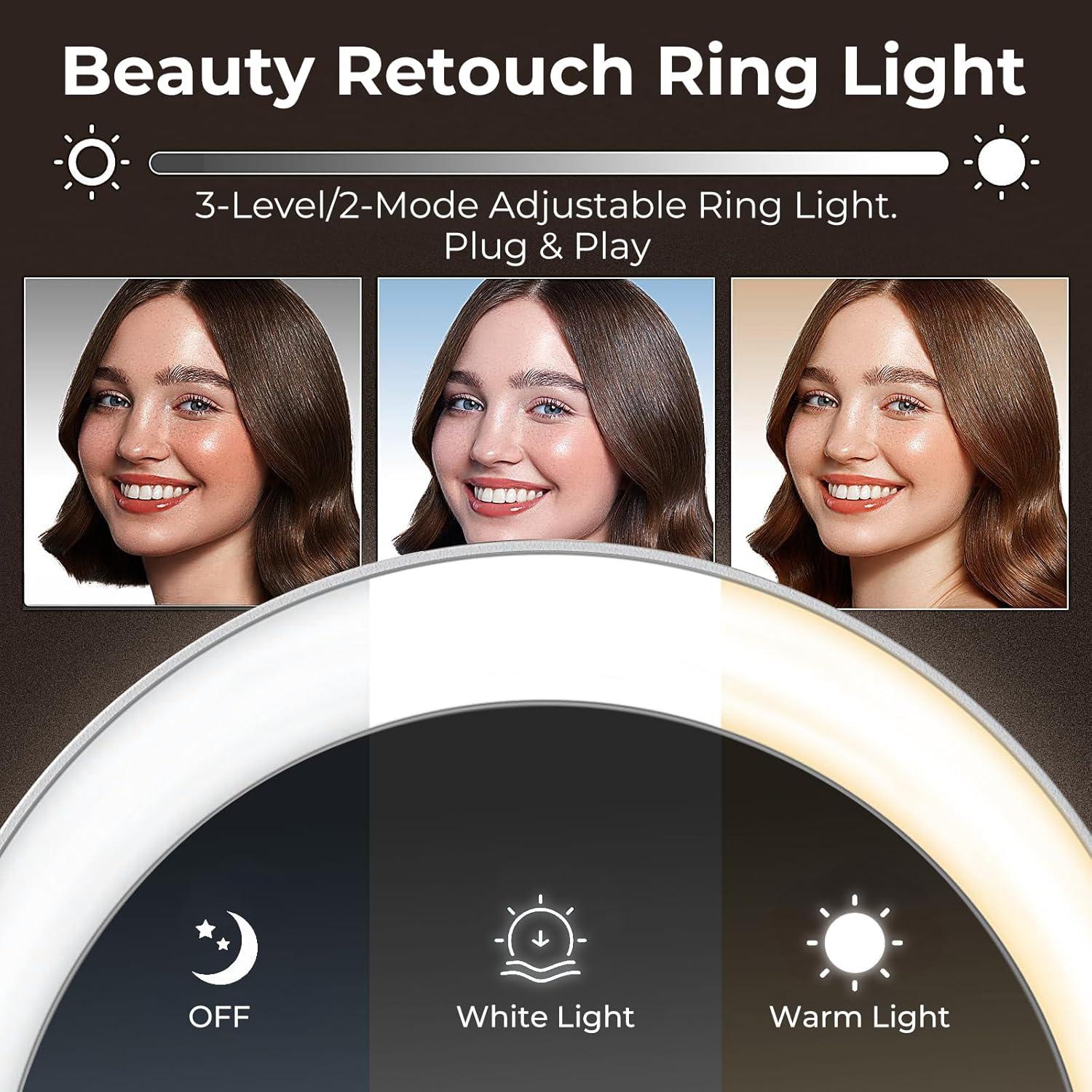 Cámara Web 4K PixelForge con Micrófono y Luz Integrada