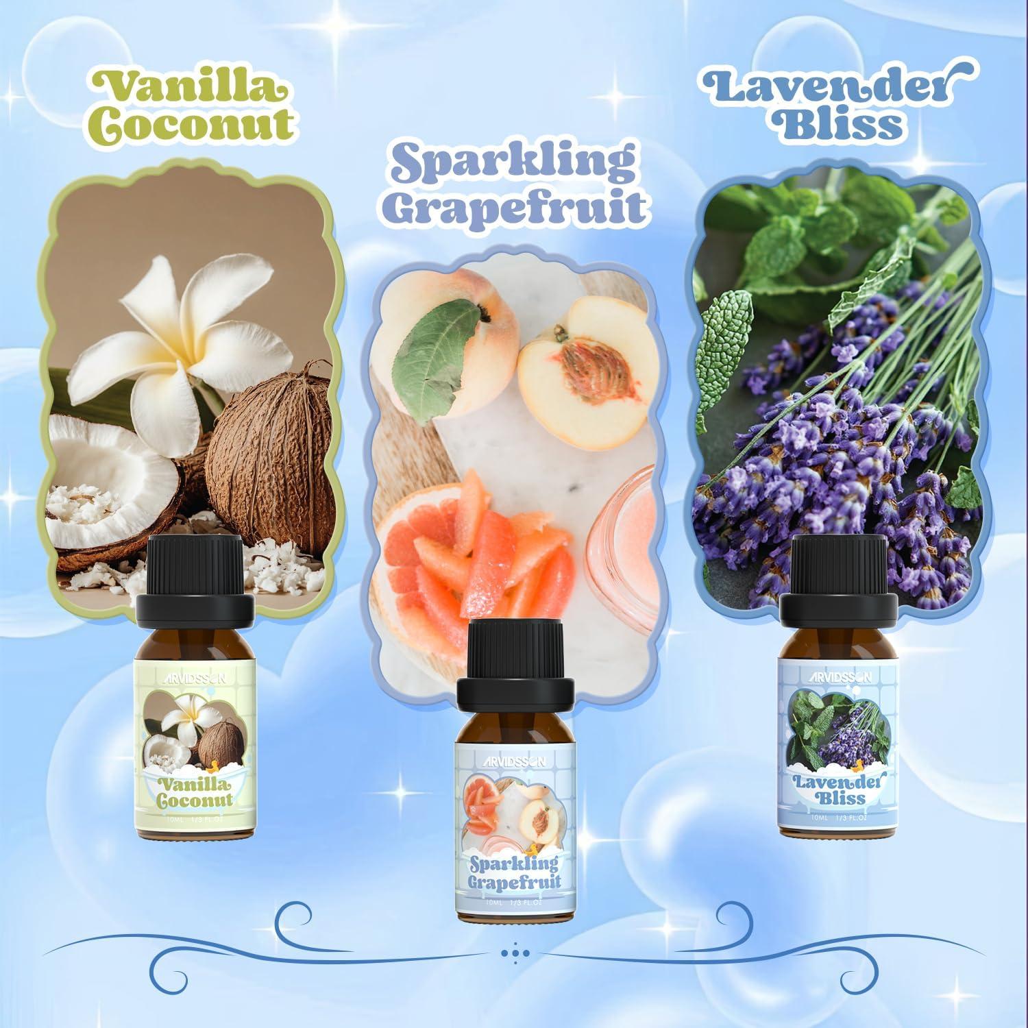 Juego de Aceites Aromáticos ARVIDSSON para Baño 6 Aromas