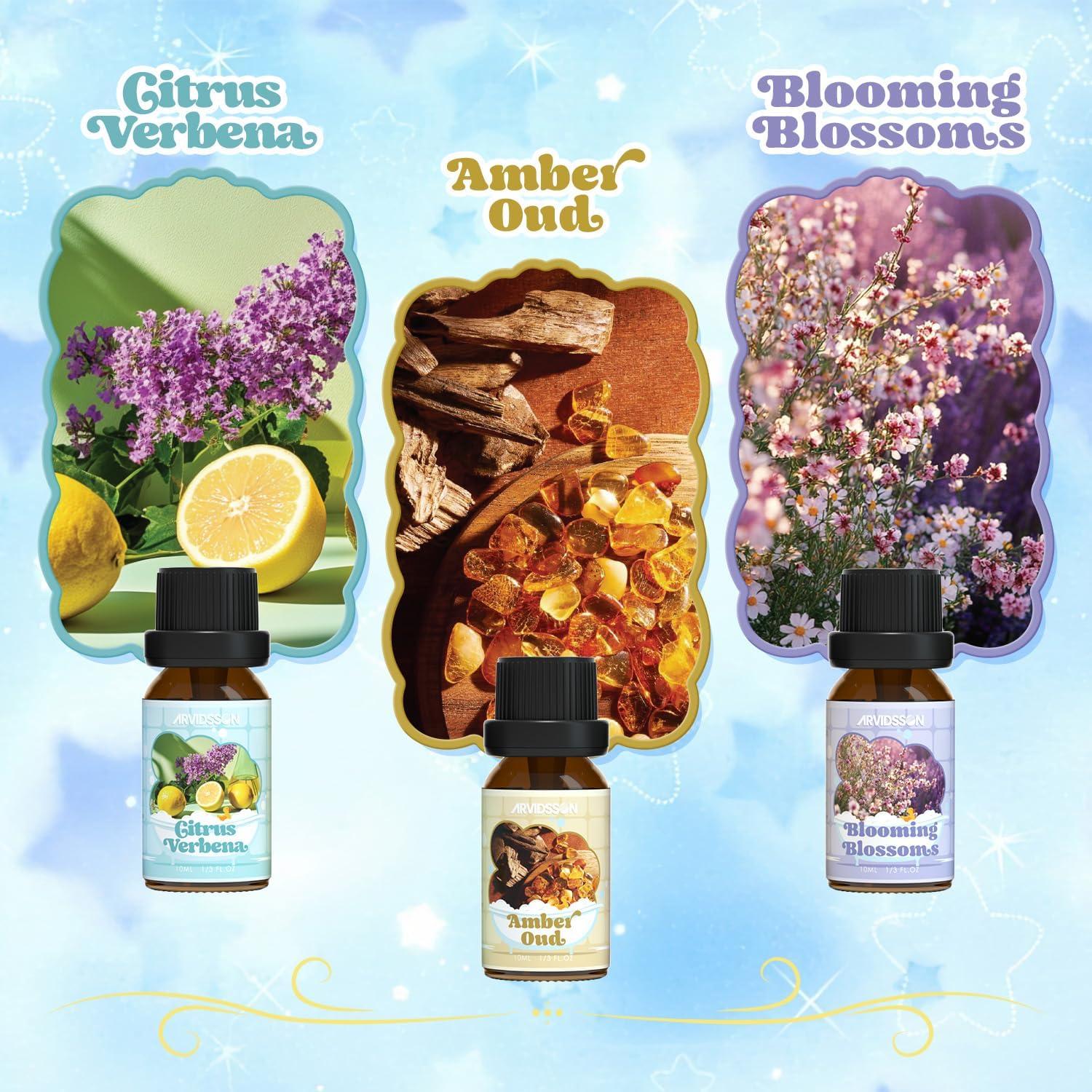 Juego de Aceites Aromáticos ARVIDSSON para Baño 6 Aromas