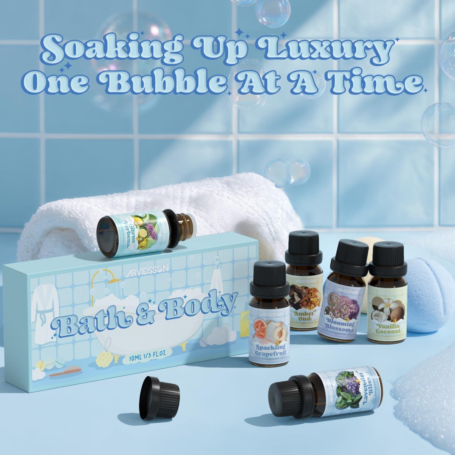 Juego de Aceites Aromáticos ARVIDSSON para Baño 6 Aromas