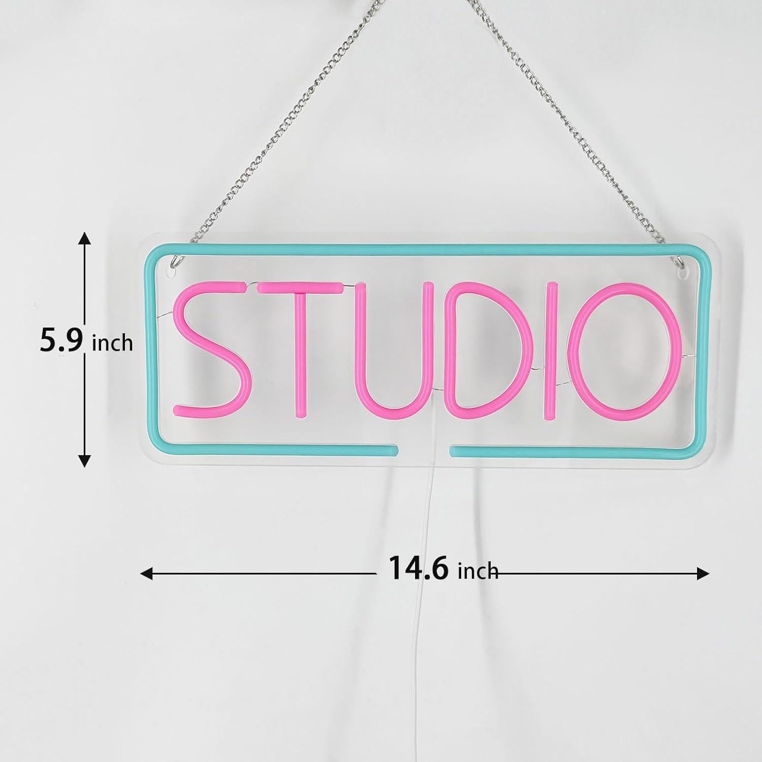 Cartel de Neón LED AYwYyjCh 38.1x15 cm Regulable USB