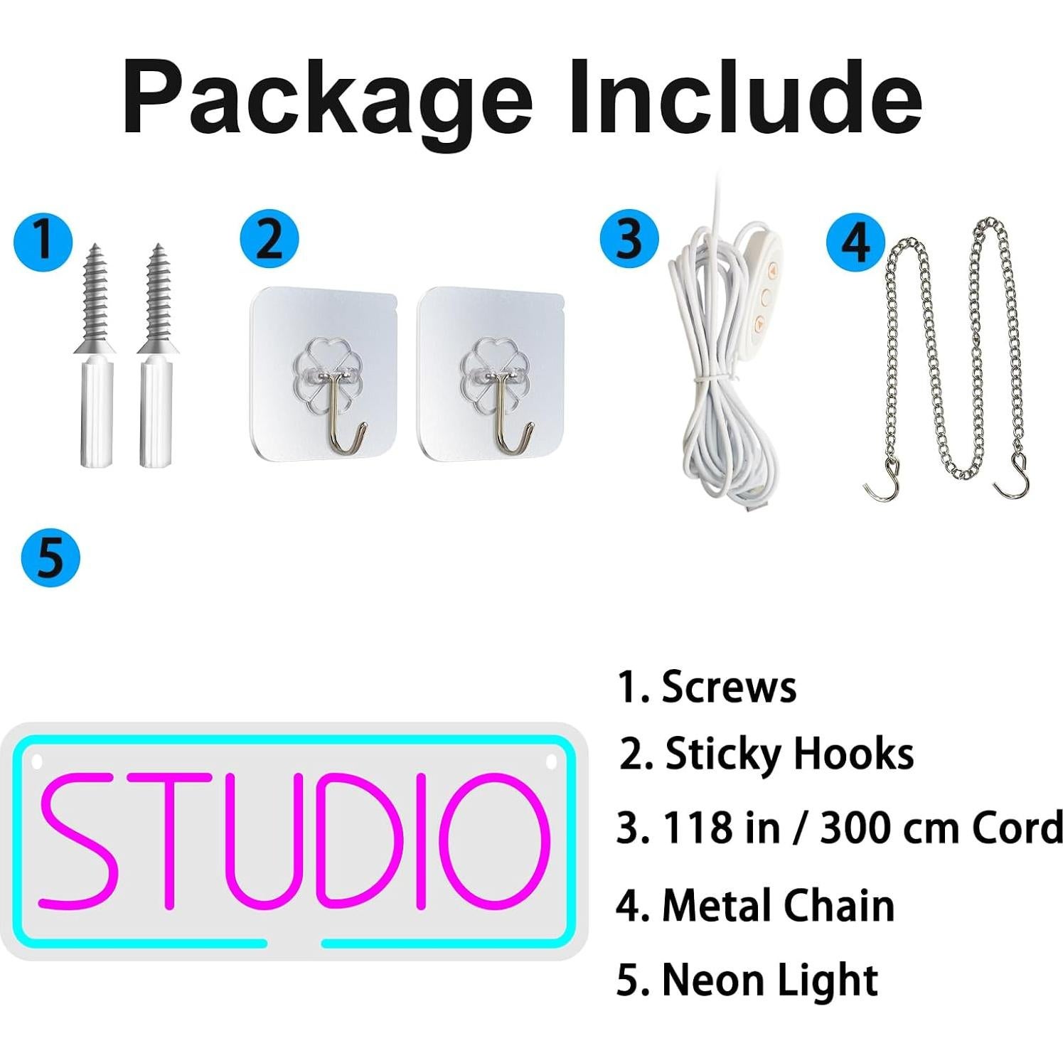 Cartel de Neón LED AYwYyjCh 38.1x15 cm Regulable USB