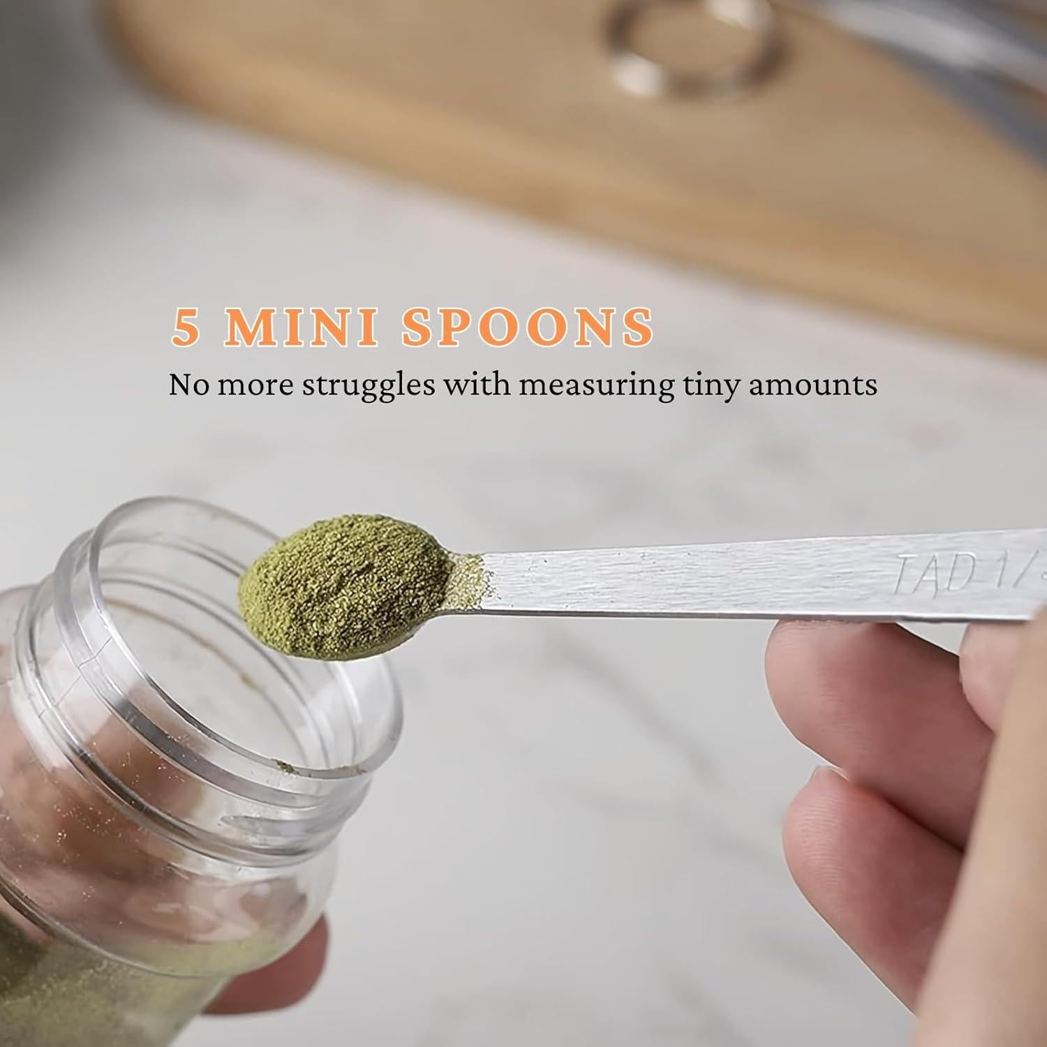 Juego de 12 Piezas Tazas y Cucharas Medidoras YUNNKEEY