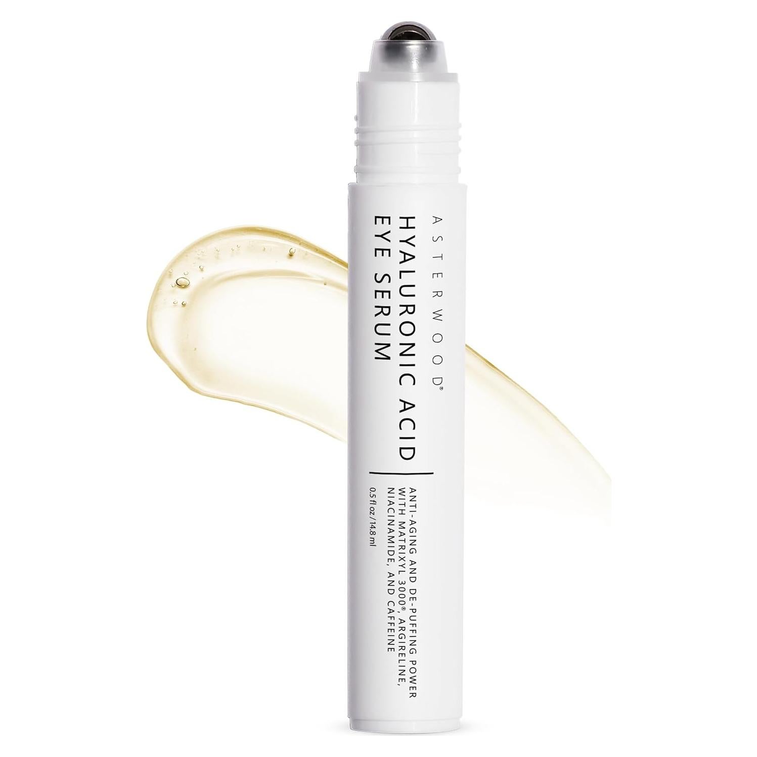 Suero para Ojos Asterwood 14.79 ml - Ácido Hialurónico y Cafeína