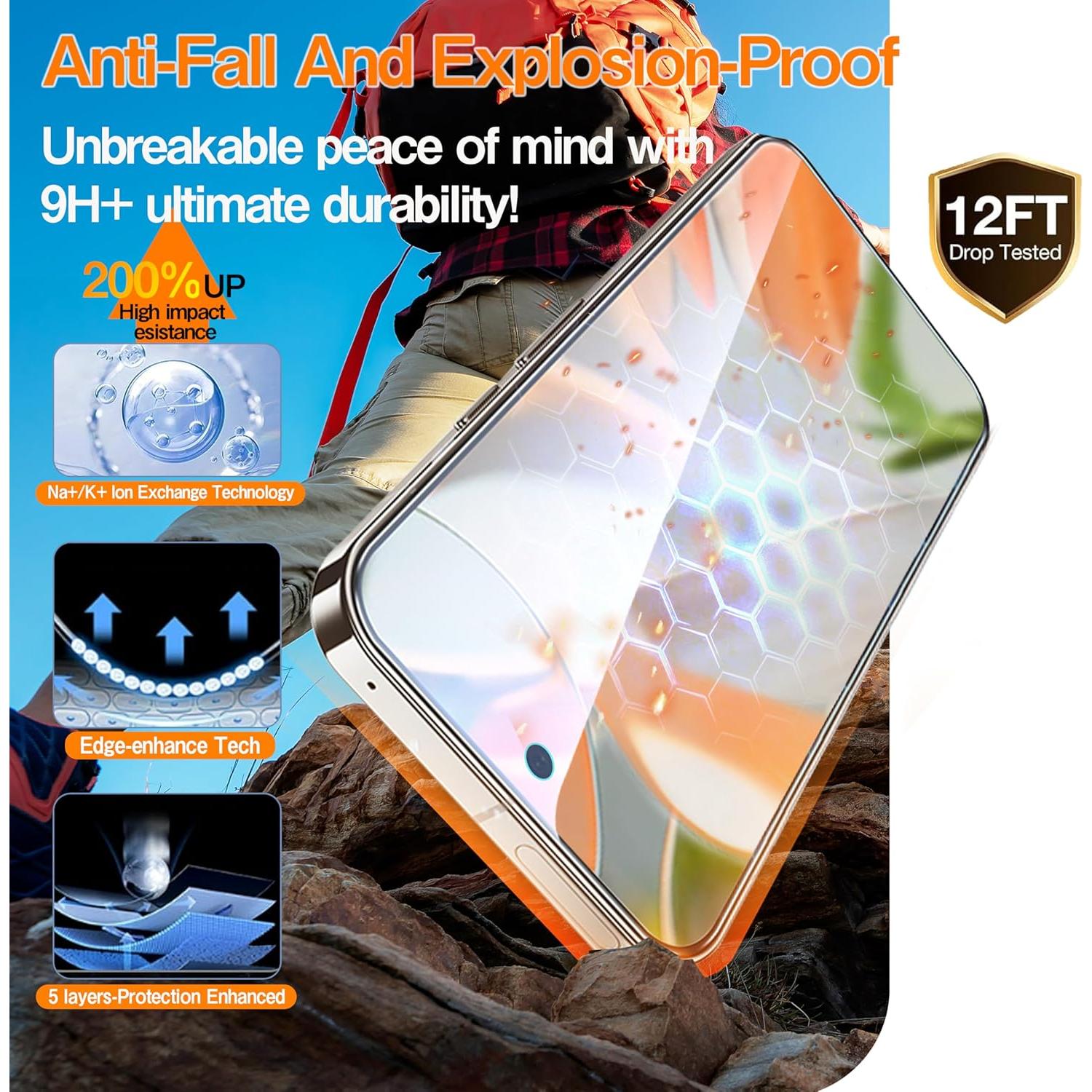 Protector de Pantalla Vidrio Templado 9H para Google Pixel 10/10 Pro/9/9 Pro