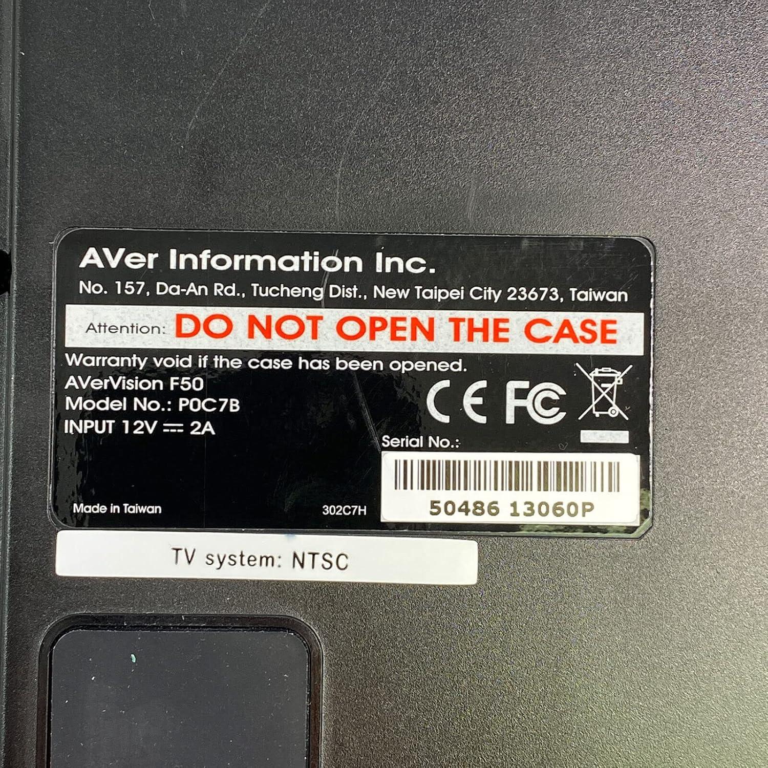 Cámara de Documentos AVerVision F50 5MP con Grabación USB