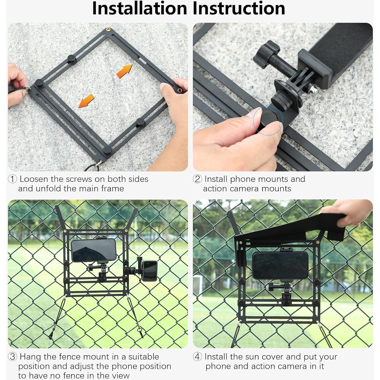 Soporte de Cerca para Teléfono y Cámara AMAZEAR AMZ-PFH-S01