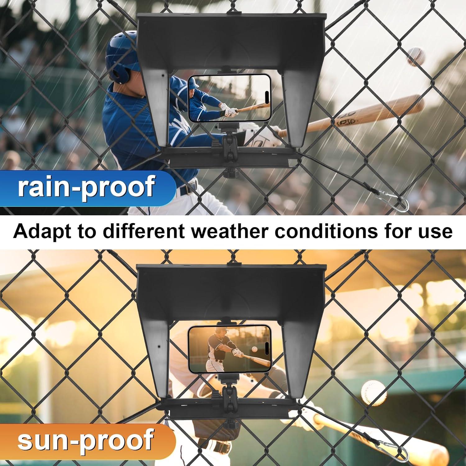 Soporte de Valla para Teléfono YIUYIC con Visera Ajustable