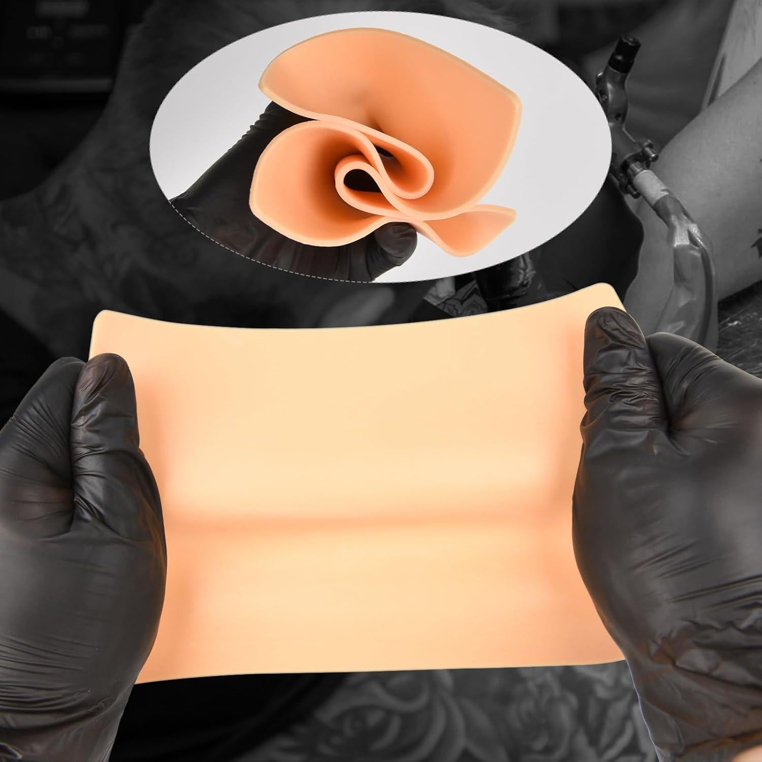 Piel de práctica para tatuajes Narkasy 5 piezas 20x15 cm