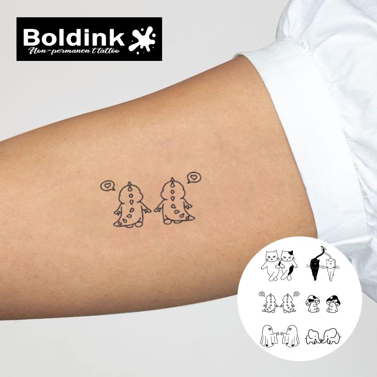 Tatuajes Semipermanentes Boldink - Animales Pequeños y Lindos