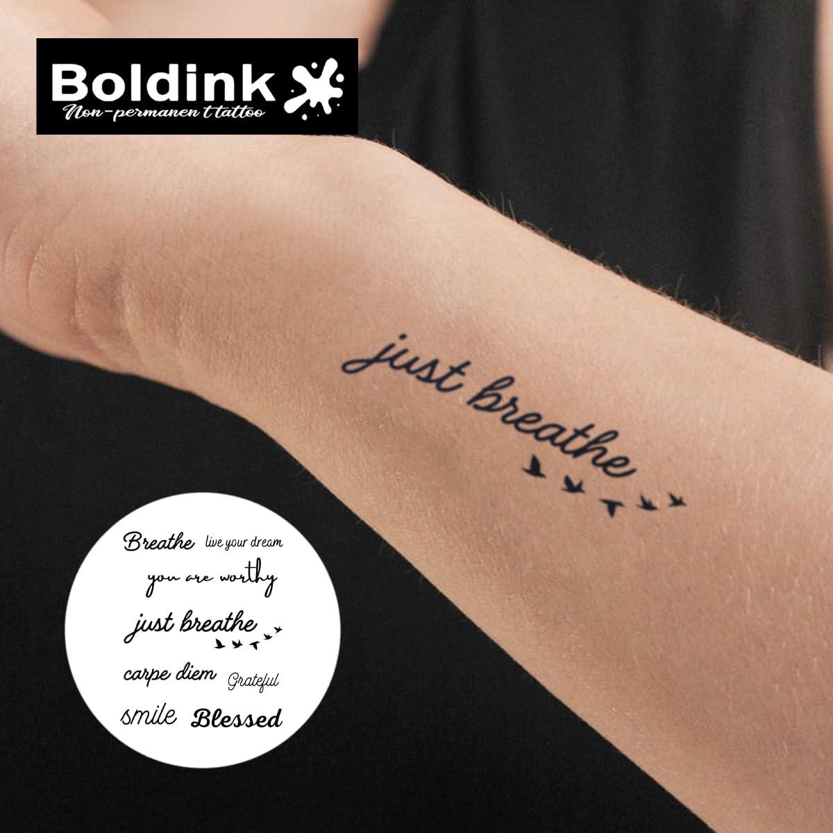 Tatuajes Temporales Boldink - Diseño Único, Impermeables, 15 Días