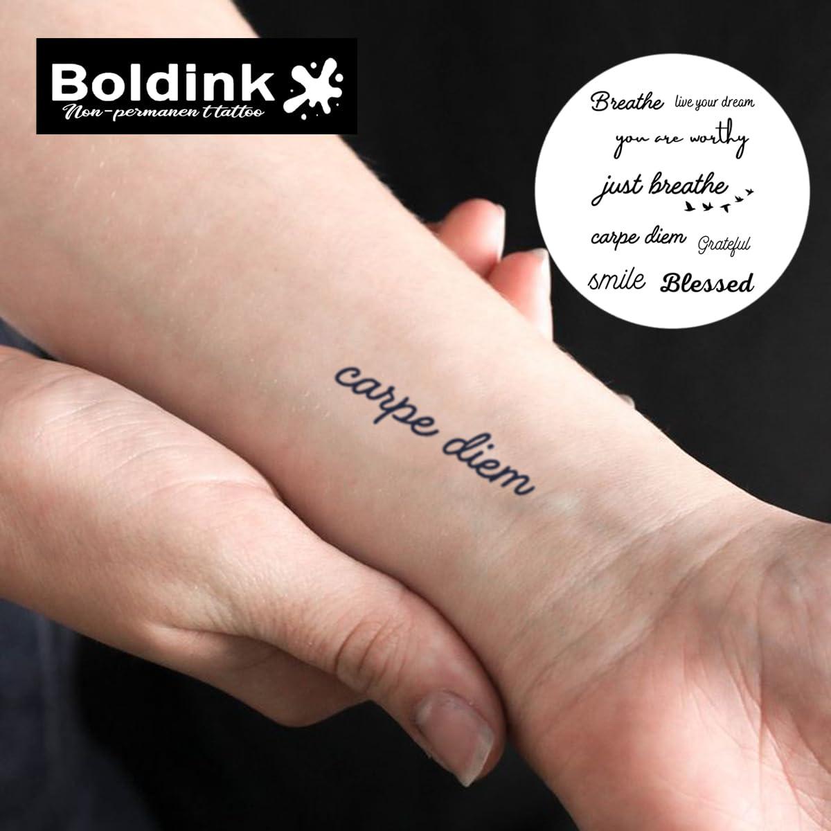 Tatuajes Temporales Boldink - Diseño Único, Impermeables, 15 Días