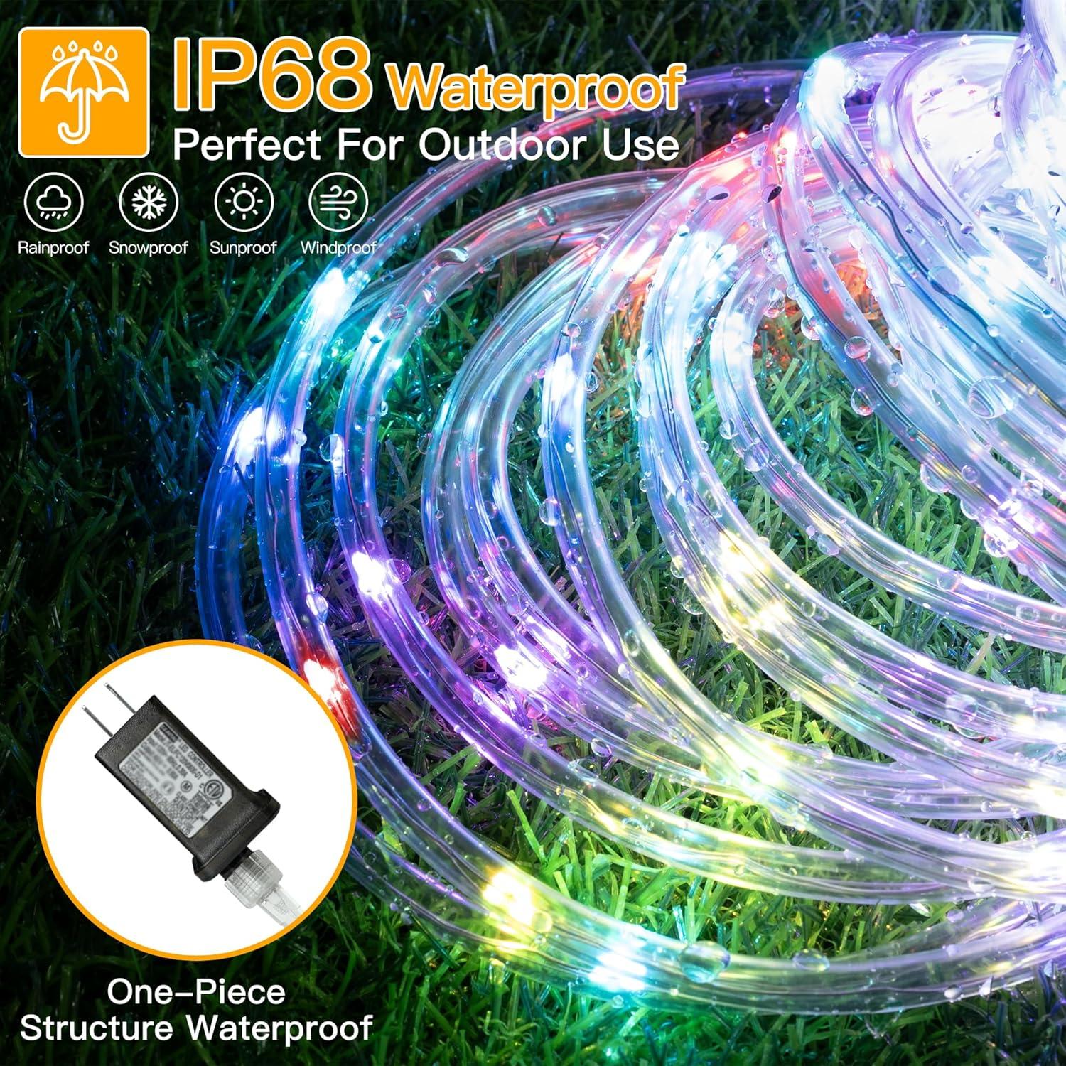 Luces de Cuerda Ollny 10M 100 LED IP68 con Control Remoto