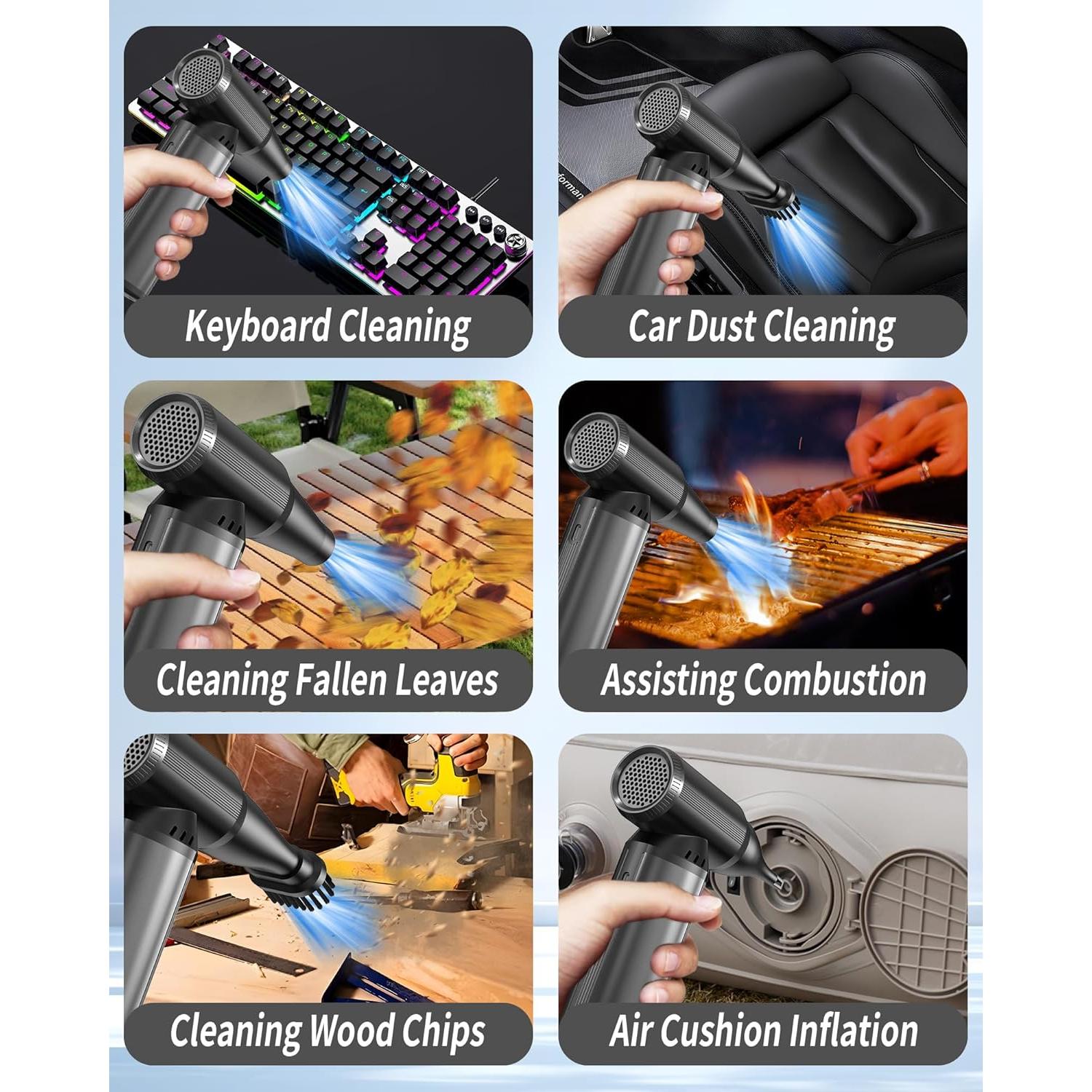 Soplador de Aire Eléctrico OIMYE W16 Inalámbrico 180000RPM