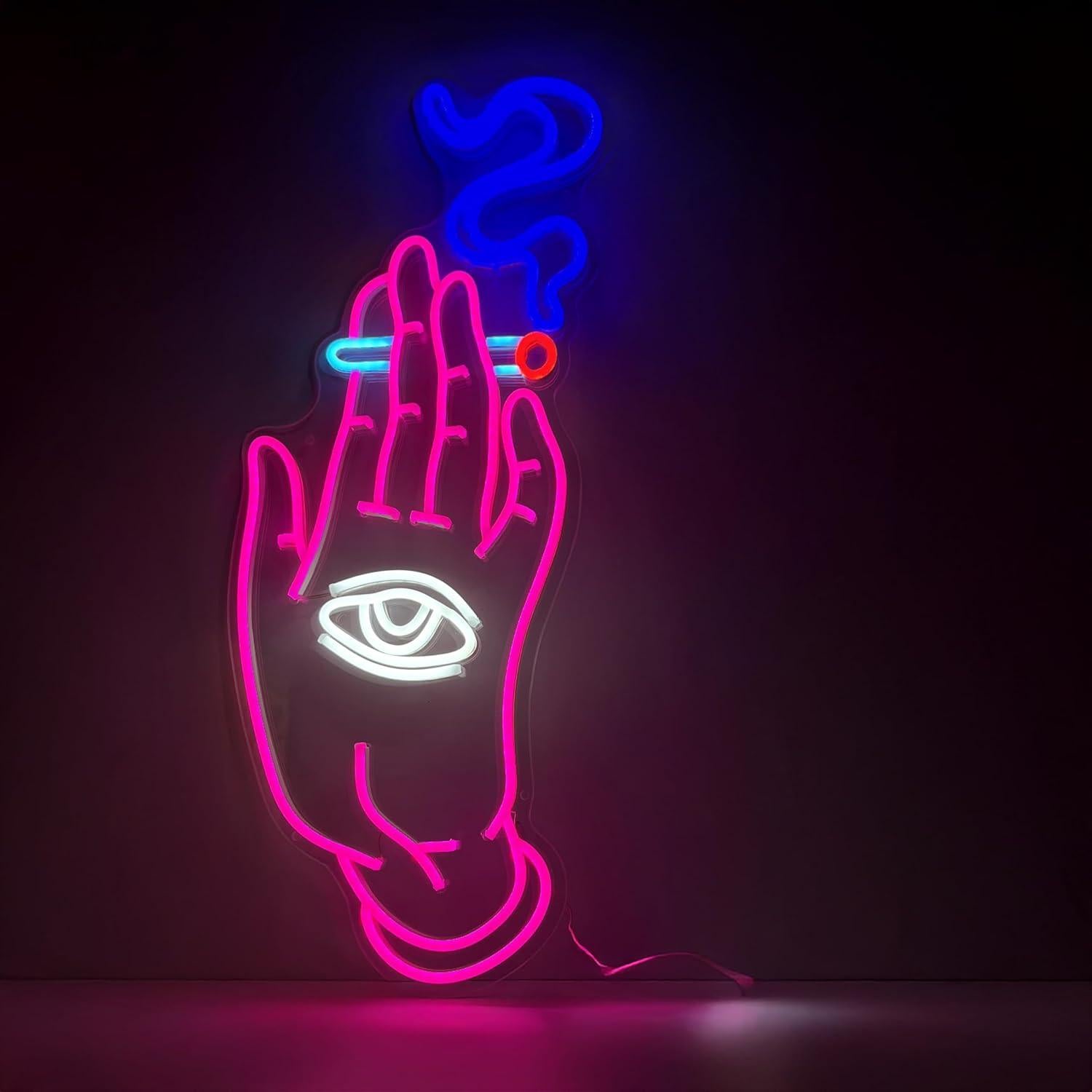 Letrero de Neón LED NUOSHANZS 42x25.4 cm Buenas Vibras