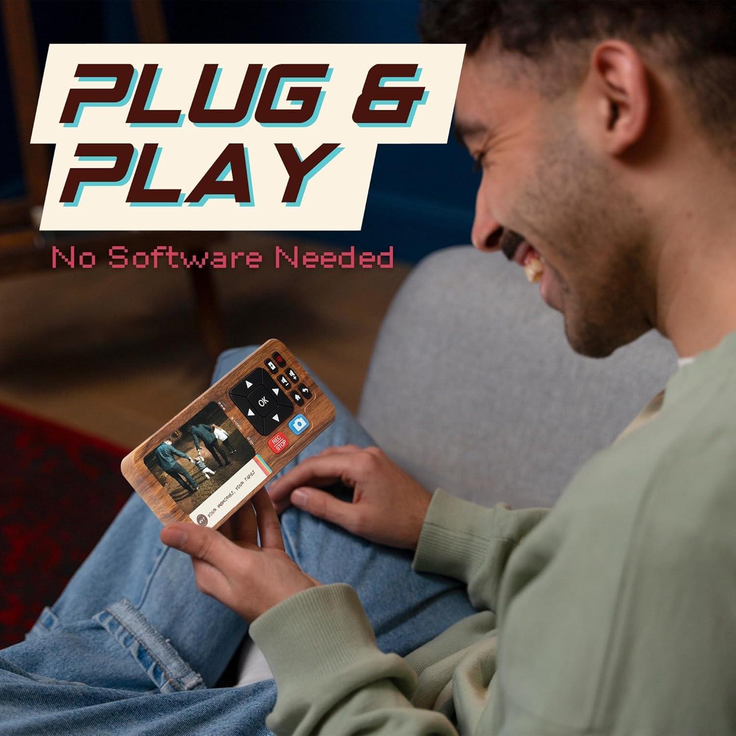 Convertidor de VHS a Digital RVT Digitizer 3.0 con USB 32GB