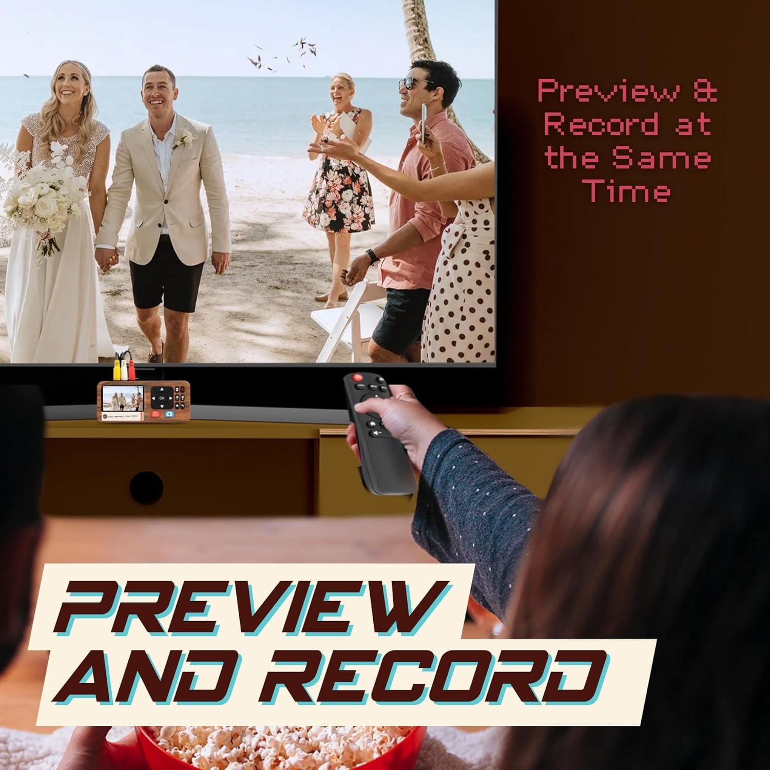 Convertidor de VHS a Digital RVT Digitizer 3.0 con USB 32GB