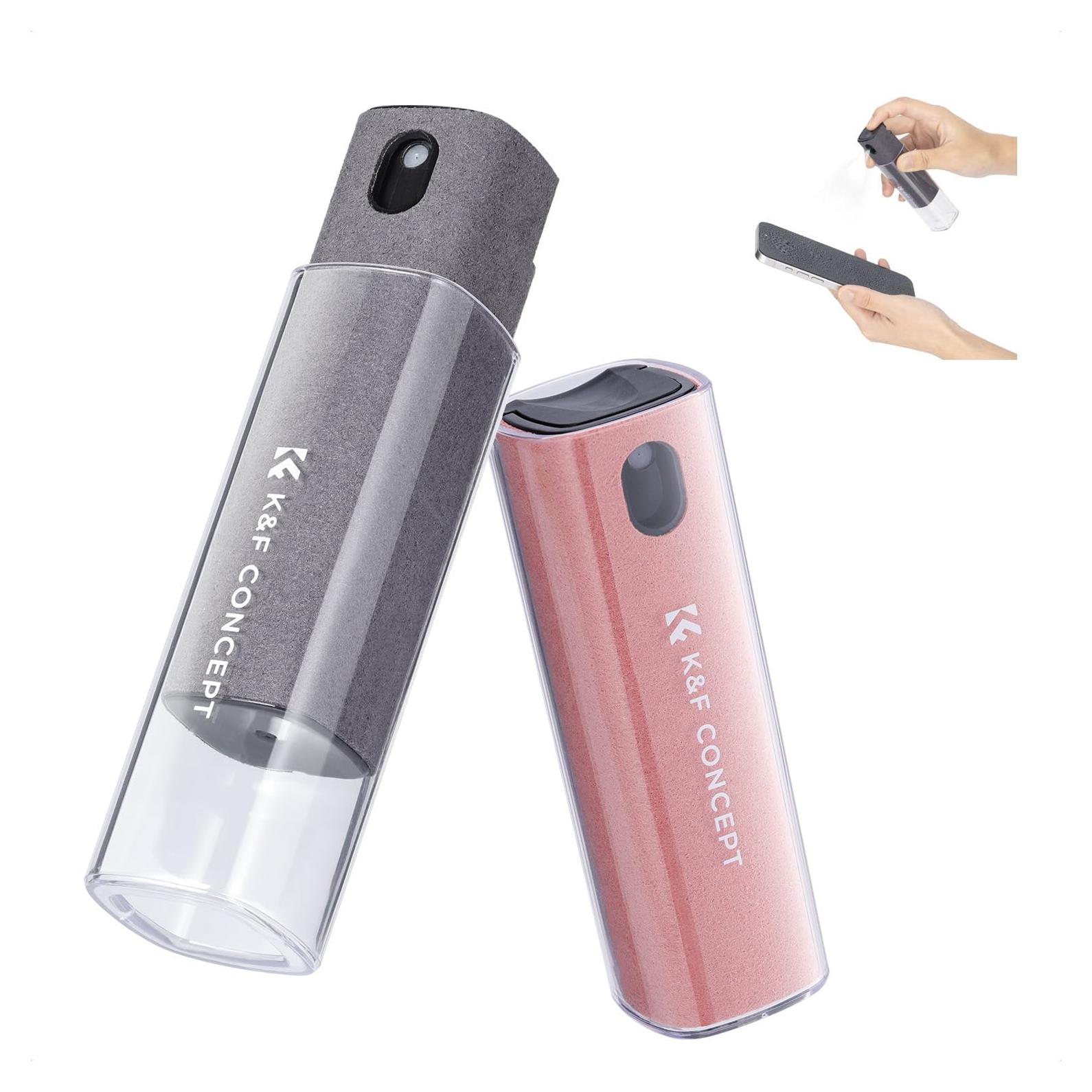 K&F CONCEPT Kit Limpiador Pantallas 2 Pcs Spray y Paño Microfibra