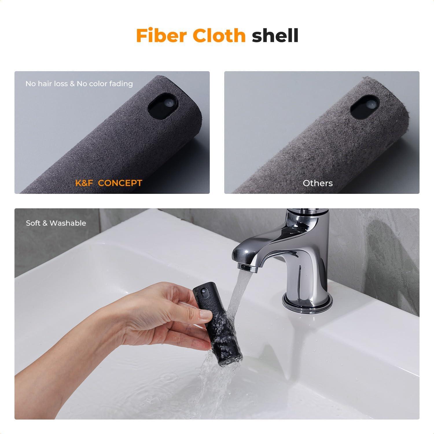 K&F CONCEPT Kit Limpiador Pantallas 2 Pcs Spray y Paño Microfibra