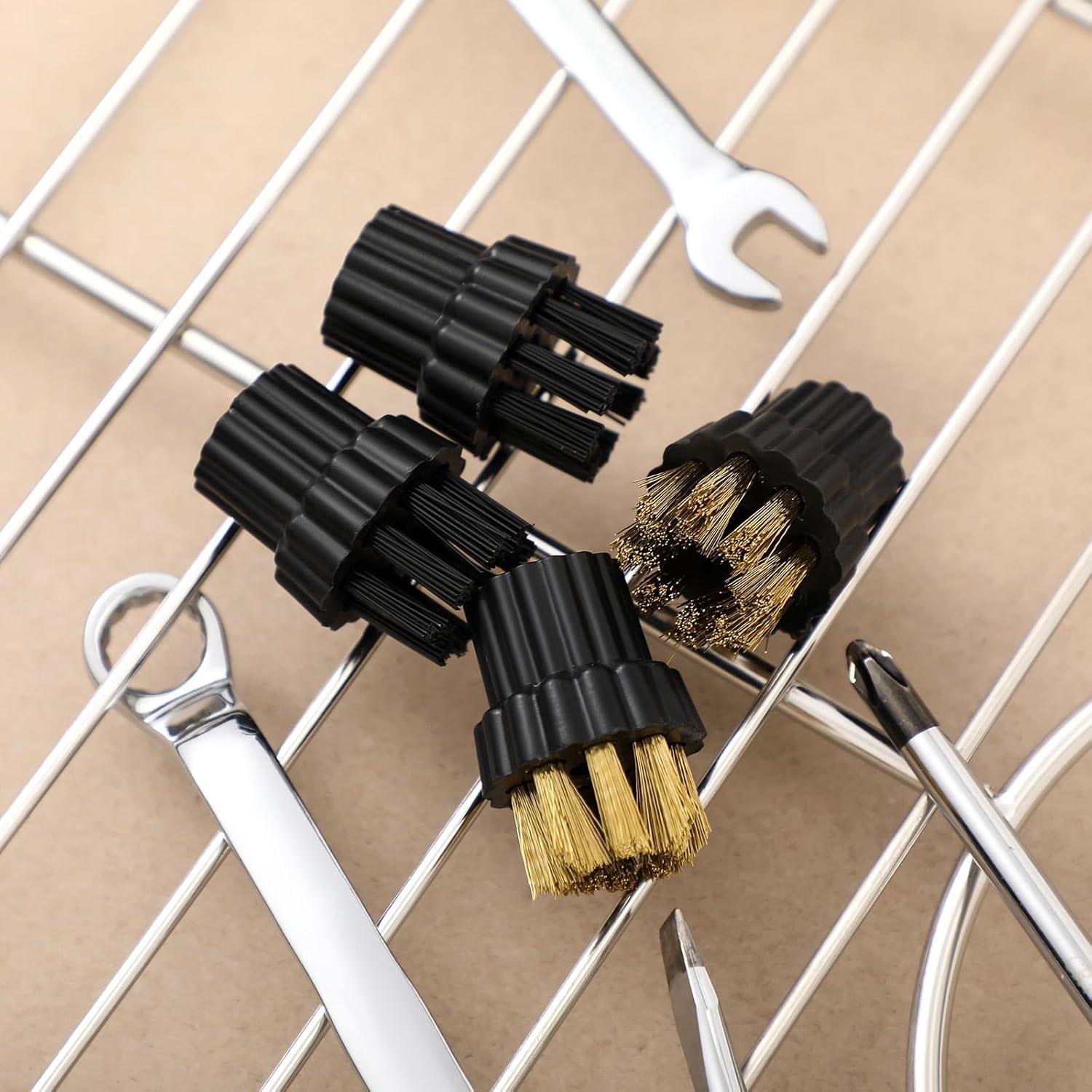 Cabezal de Cepillo para Limpiador a Vapor Honeydak M8 - 20 Pcs Nylon y Latón