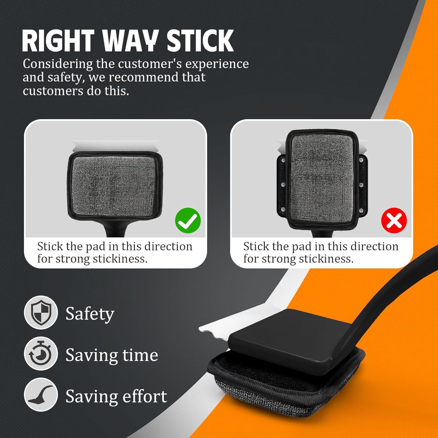 Cepillo Limpiador de Parrilla MEKER Sin Cerda con Cubo Plegable