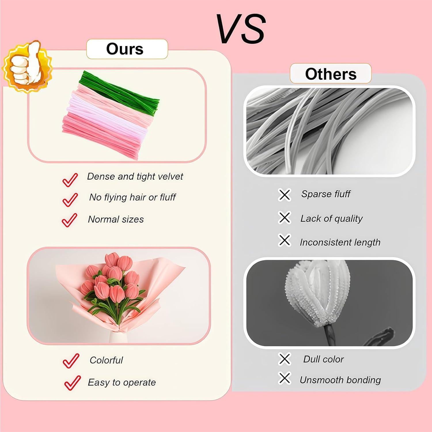 Kit de Manualidades DIY VeehLyfe 400 Limpiadores de Tubos