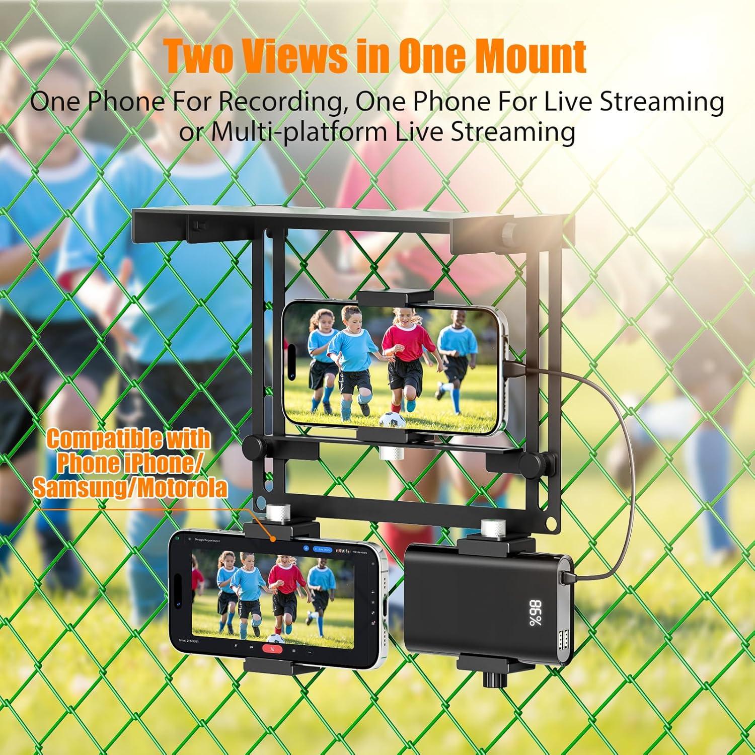 Soporte de Cerca para Teléfono Riian con Sombra Ajustable