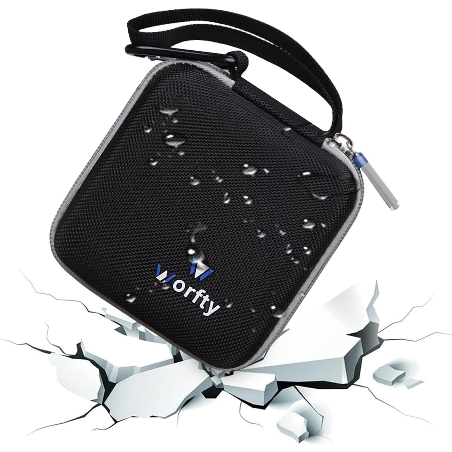 Funda de Viaje Worfty para Cámara Logitech Mevo Start - Negro-Gris