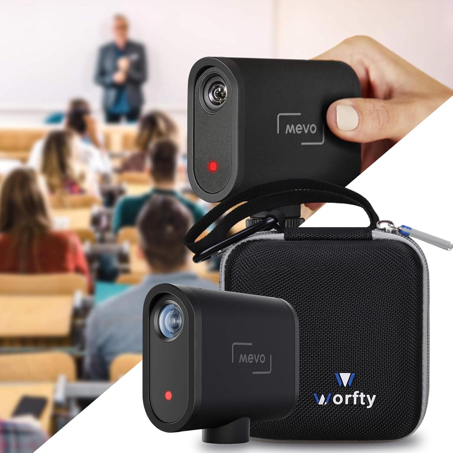 Funda de Viaje Worfty para Cámara Logitech Mevo Start - Negro-Gris