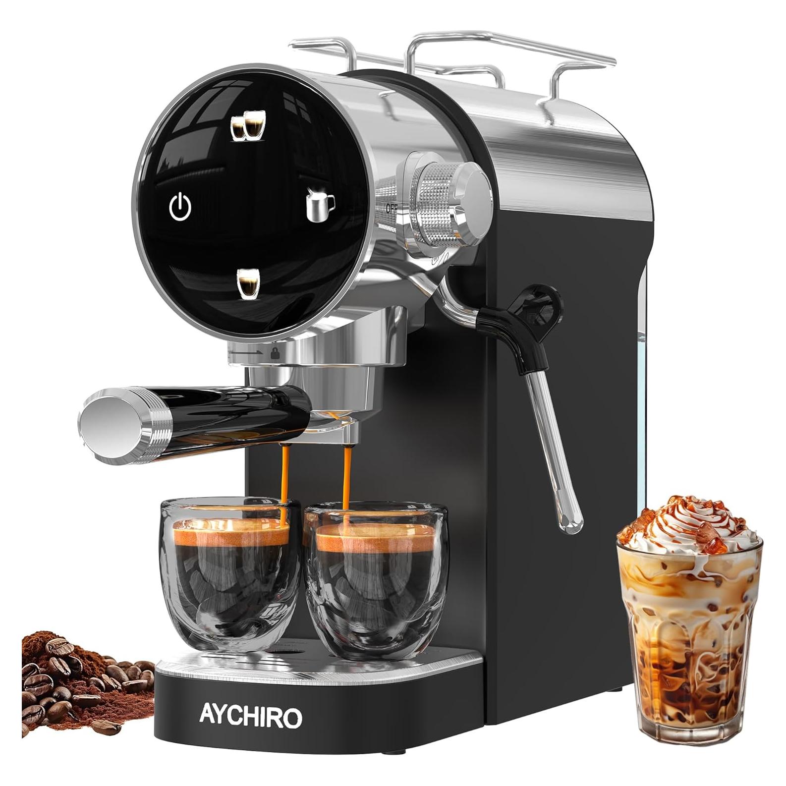 Máquina de Espresso AYCHIRO US-GK-1511-N01 20 Bar con Espumador