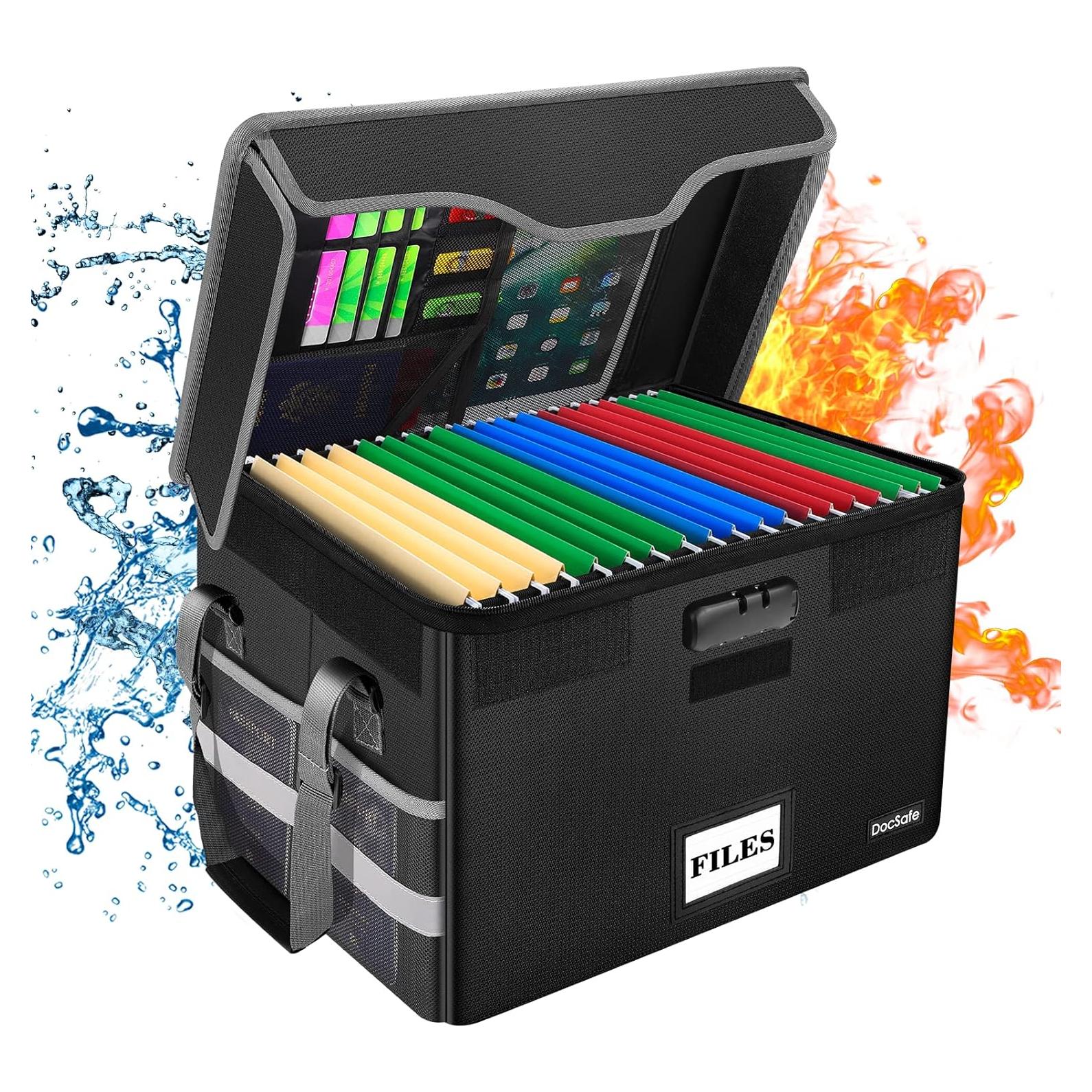 Caja de Documentos a Prueba de Fuego DocSafe 35L con Cerradura
