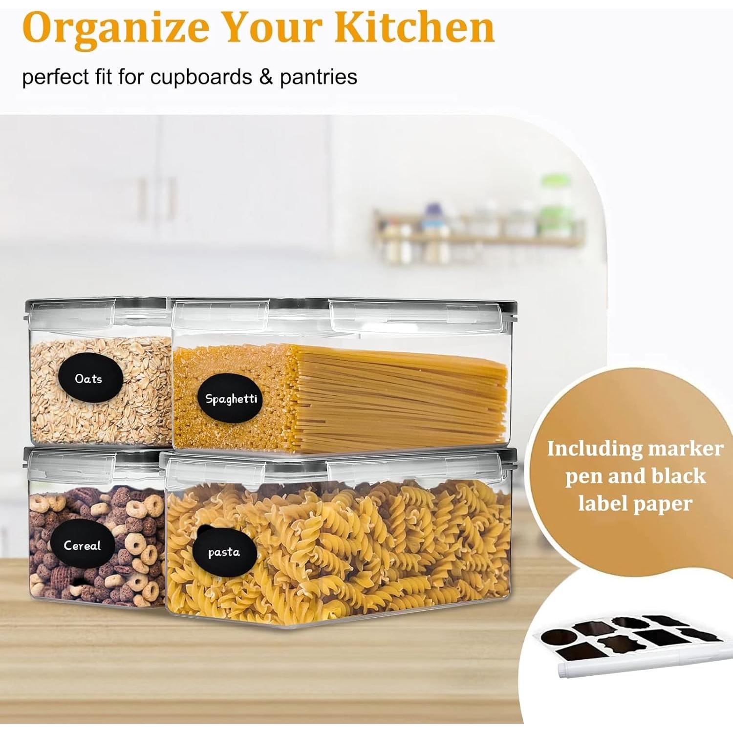 Contenedores de Almacenamiento Herméticos Stusgo 4 PCS 3.2L