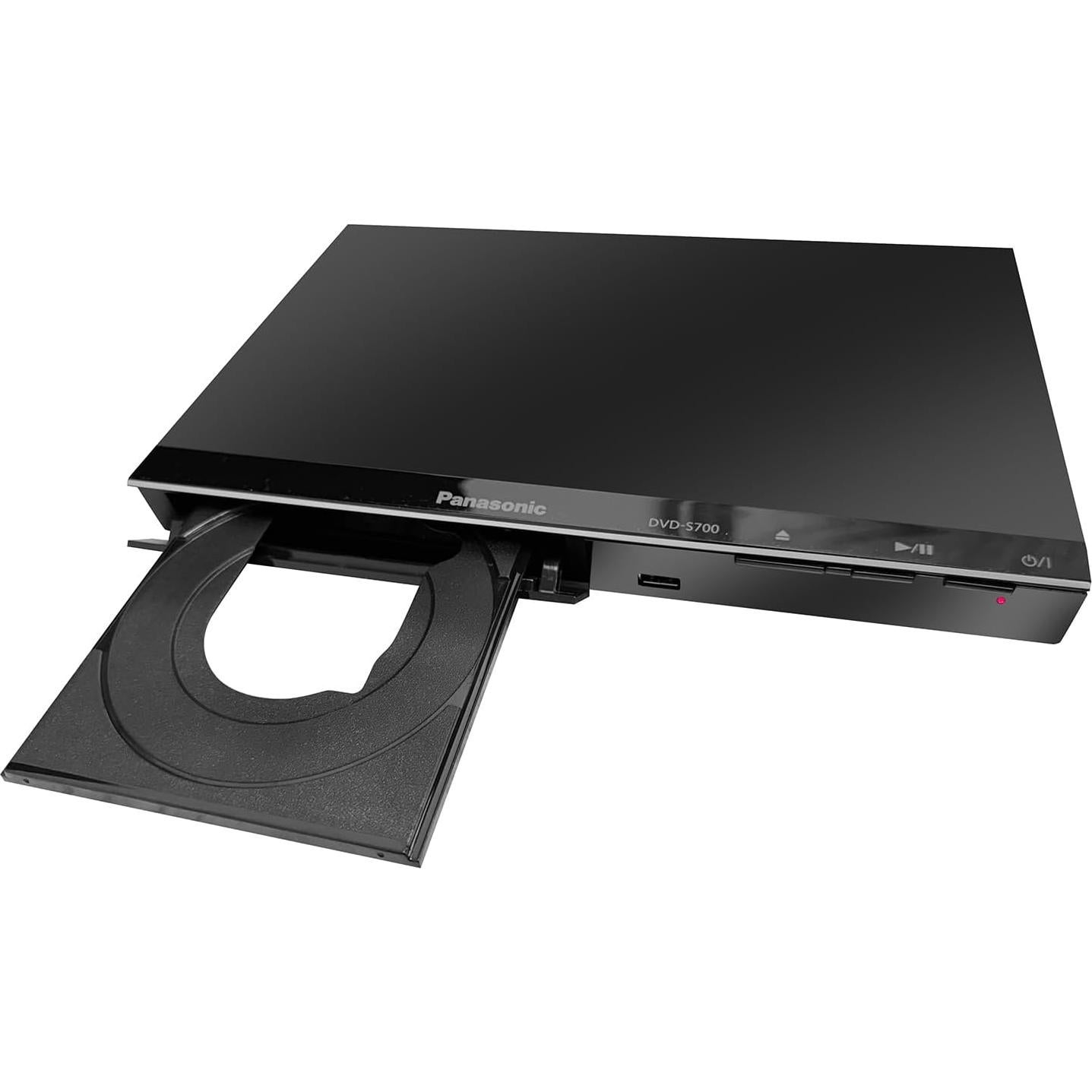 Reproductor de DVD Panasonic DVD-S700 + Control Remoto + Cable HDMI 4K + USB 64GB