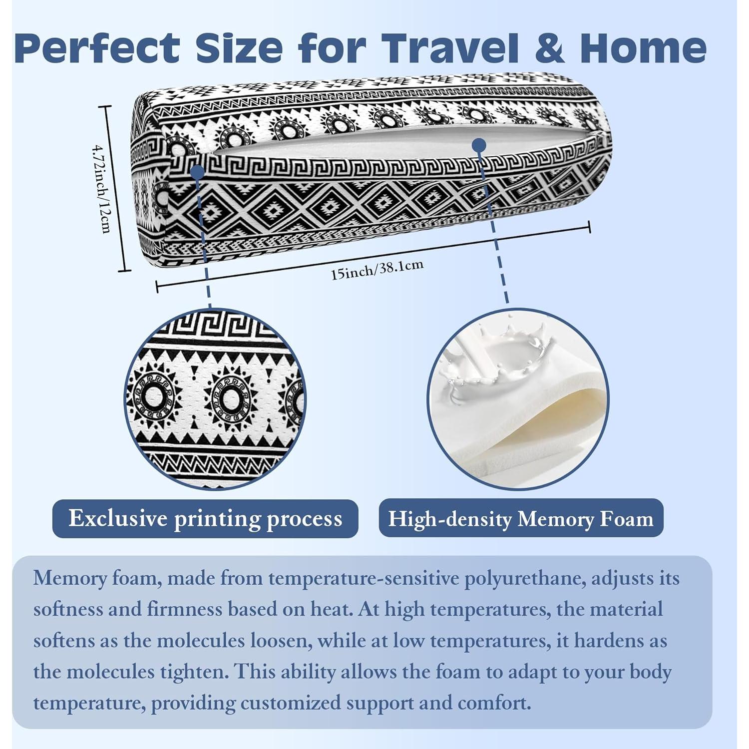 Almohada de Rollo Ergonómica wxmbdzq para Cuello y Espalda