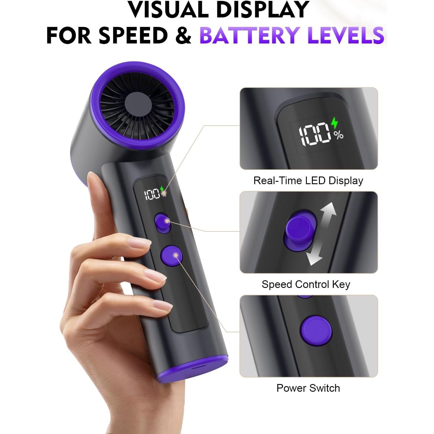 Aspiradora de Mano Inalámbrica Hayousui SOKVC10 16000PA