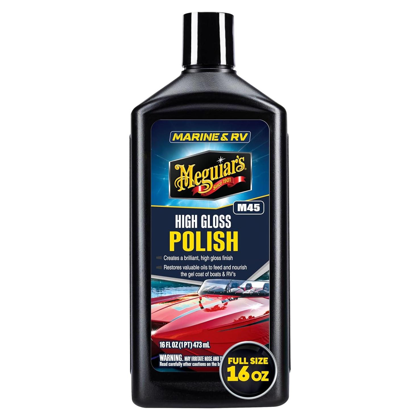 Pulidor de Alto Brillo Meguiar's M4516 para Barcos y RV - 16 Oz
