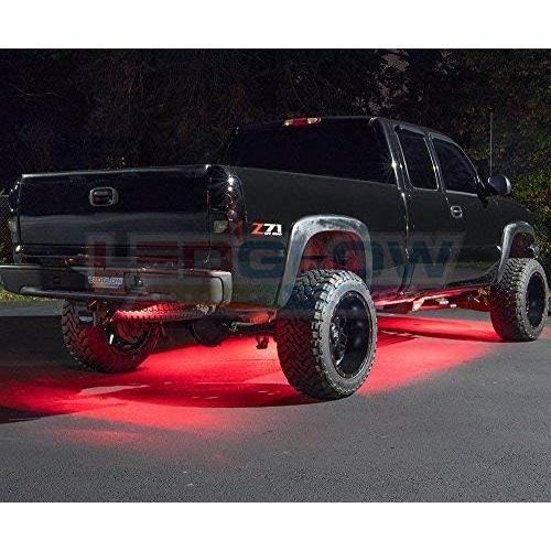Kit de Iluminación LEDGlow 6pc Rojo para Camiones - Resistente al Agua