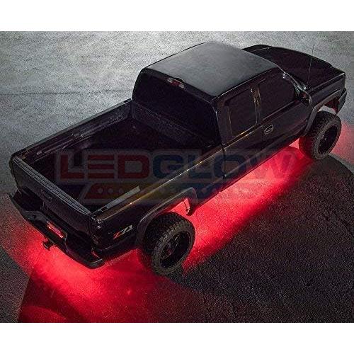Kit de Iluminación LEDGlow 6pc Rojo para Camiones - Resistente al Agua