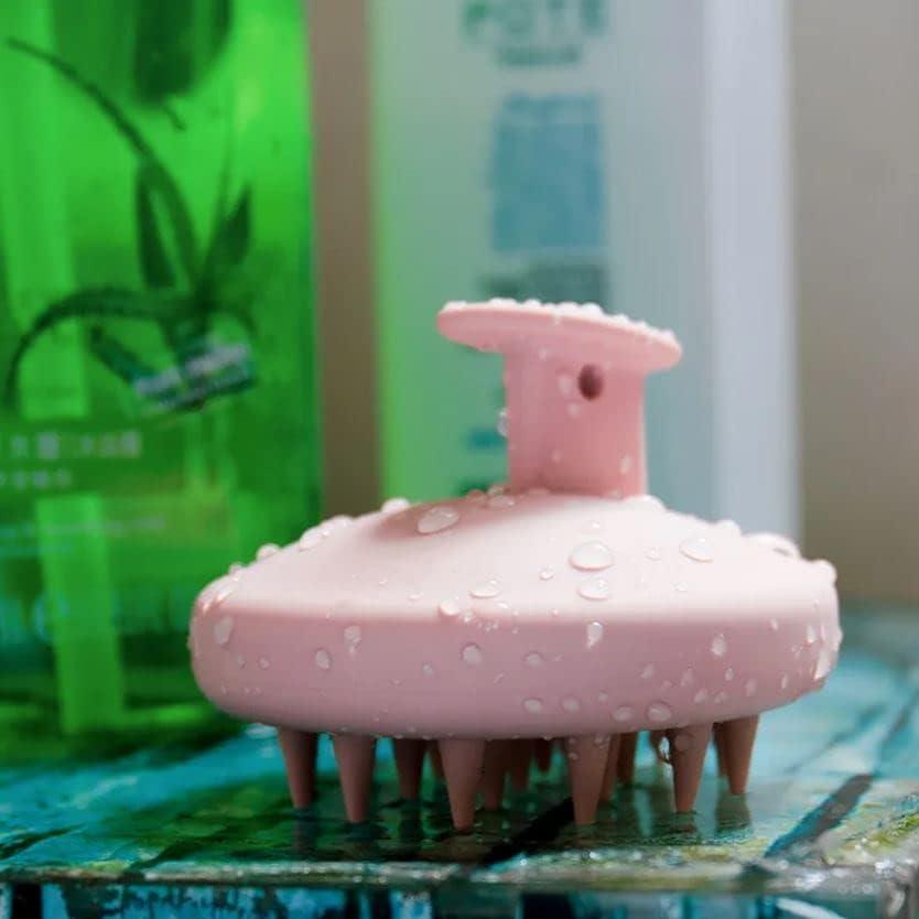 Cepillo Masajador de Cuero Cabelludo Topmed ETS Rosa