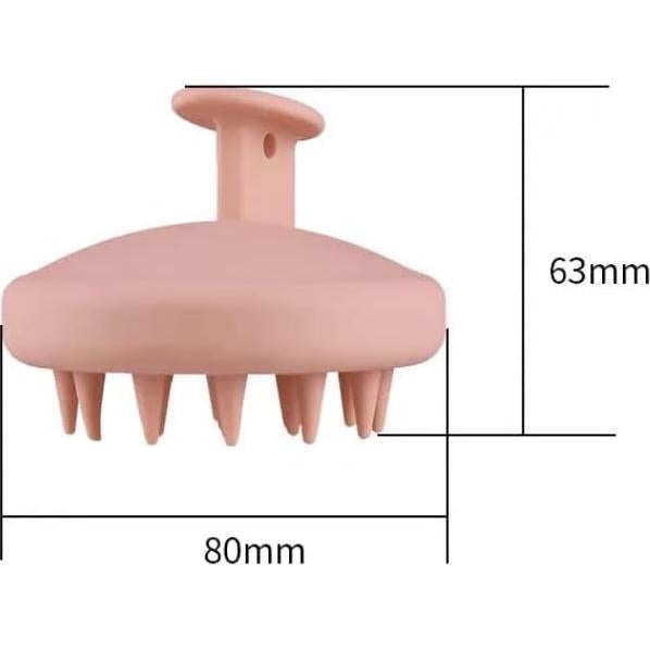 Cepillo Masajador de Cuero Cabelludo Topmed ETS Rosa