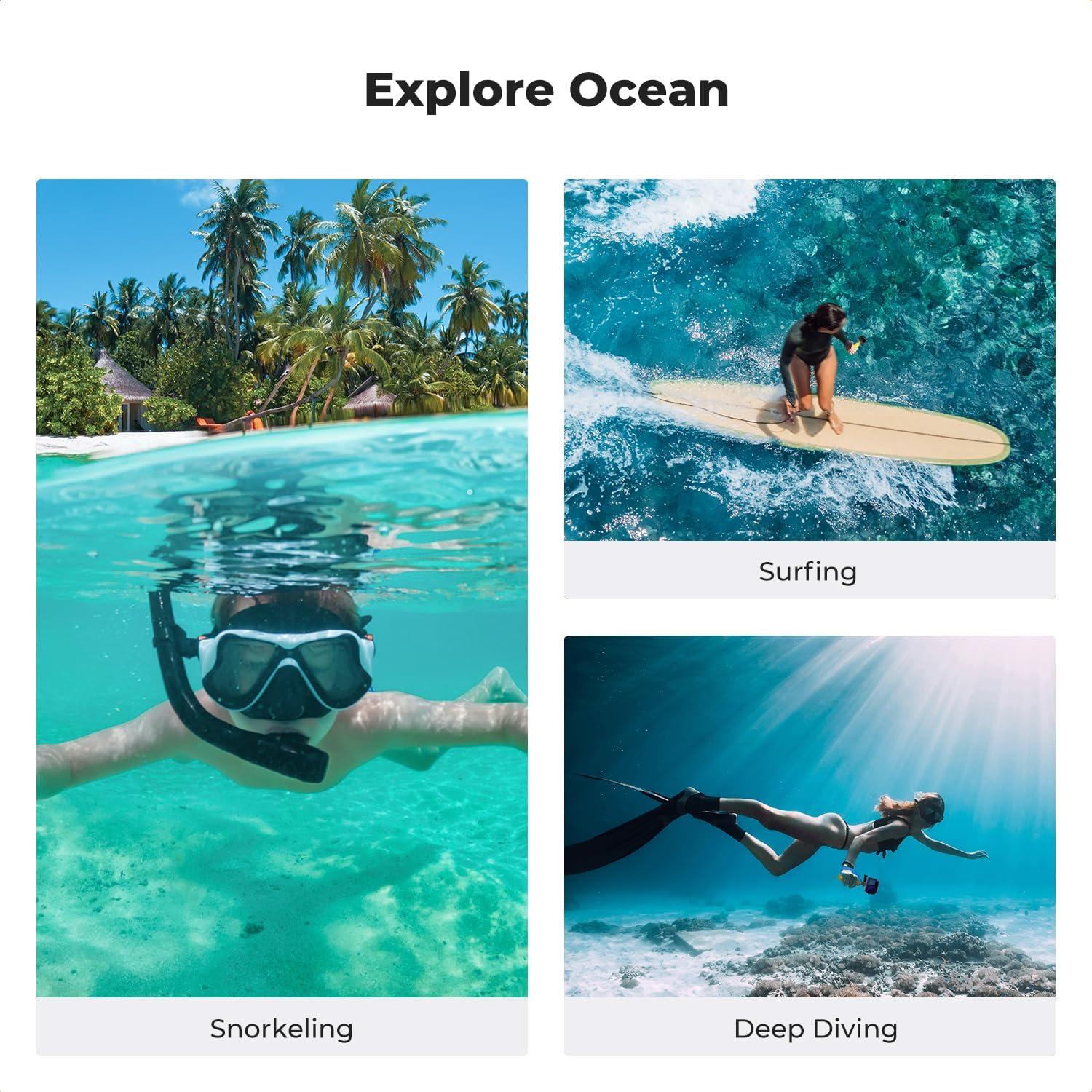 Estuche Impermeable K&F Concept para GoPro Hero 13 hasta 60m