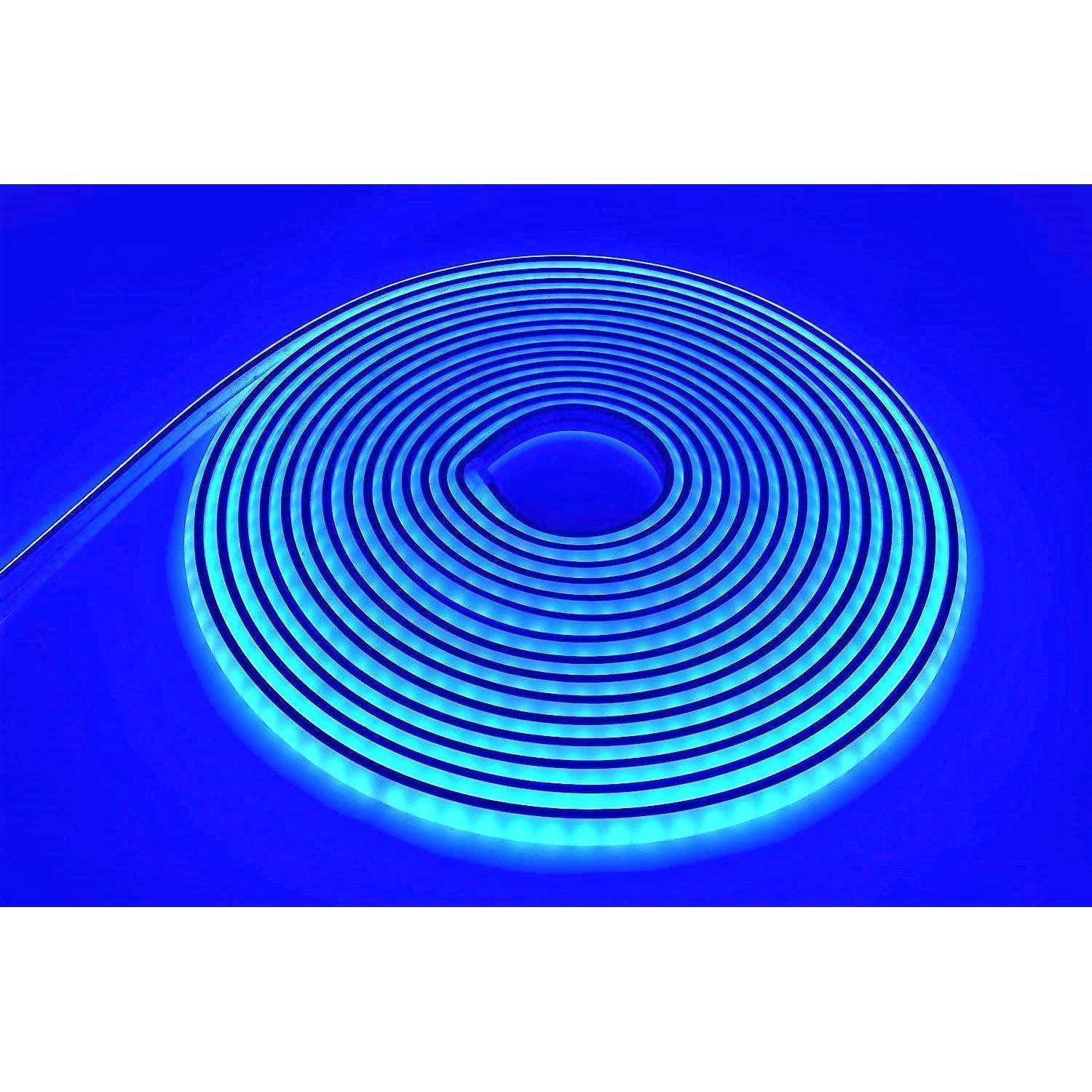 Tira LED Neón Flexible Azul 7.62m LEDeXTREME IP68 Impermeable