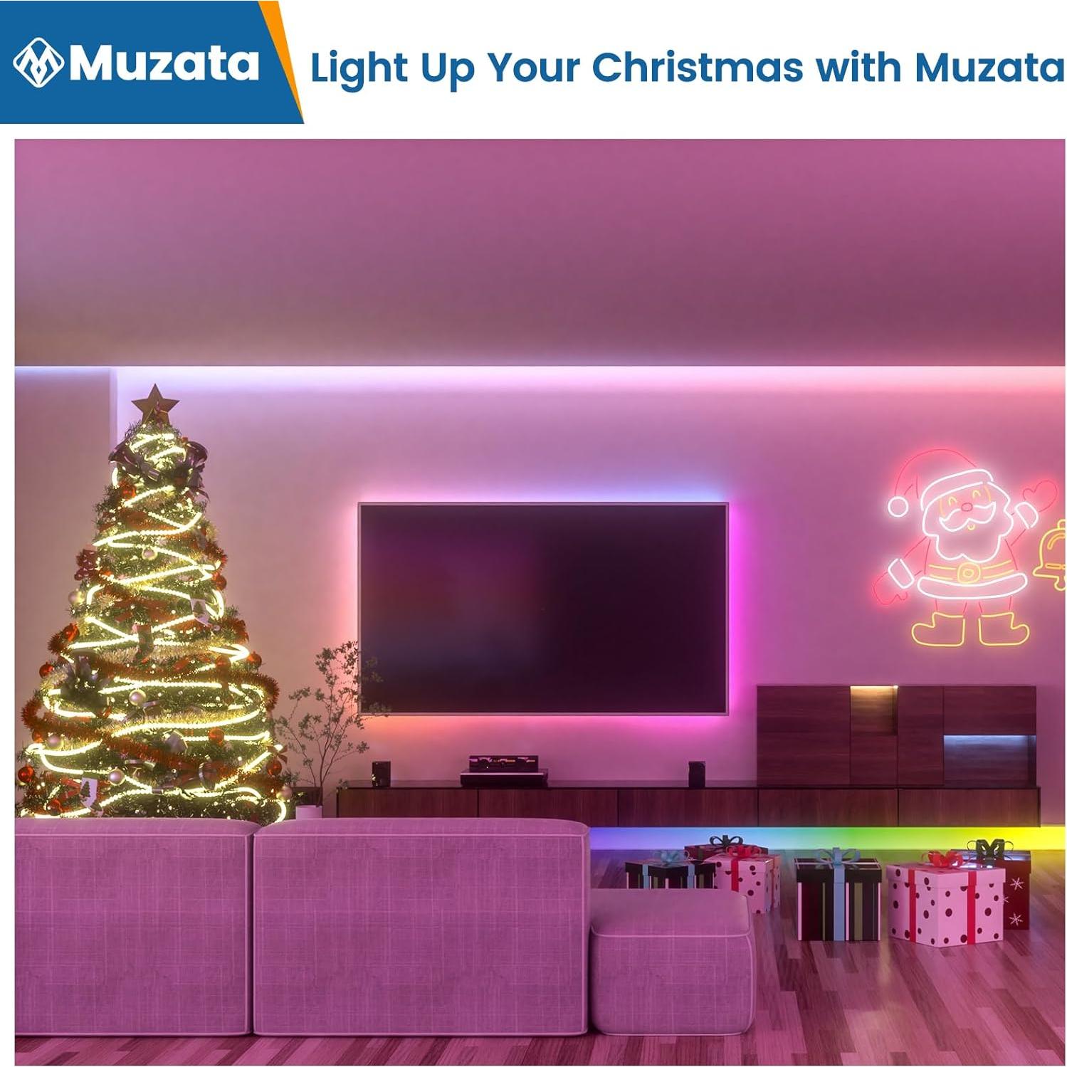 Tira de LED RGB Muzata AC1L 5M 96 LEDs/m Alta Densidad