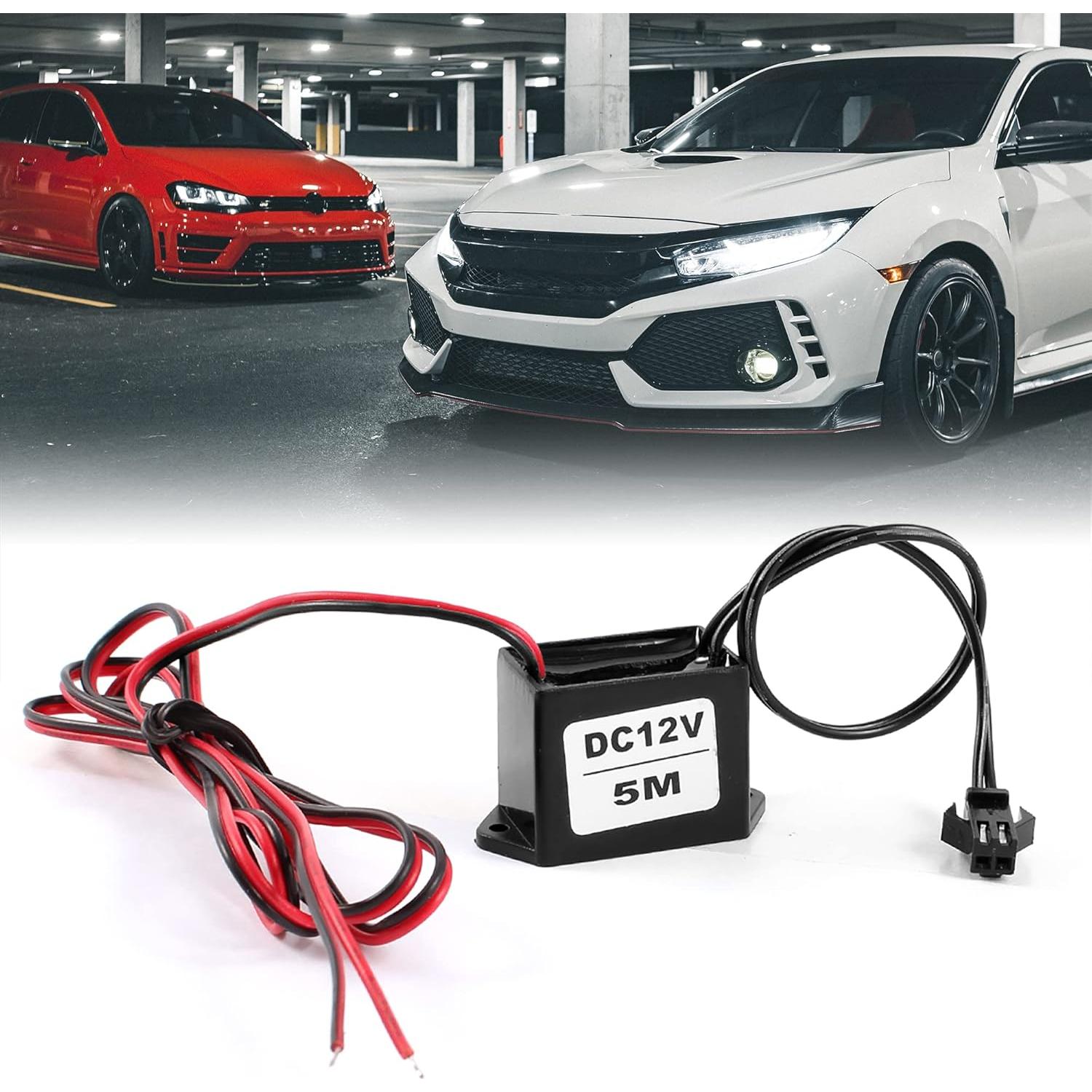 Inversor de Cable EL uxcell DC 12V 1-5M Conectores Hembras