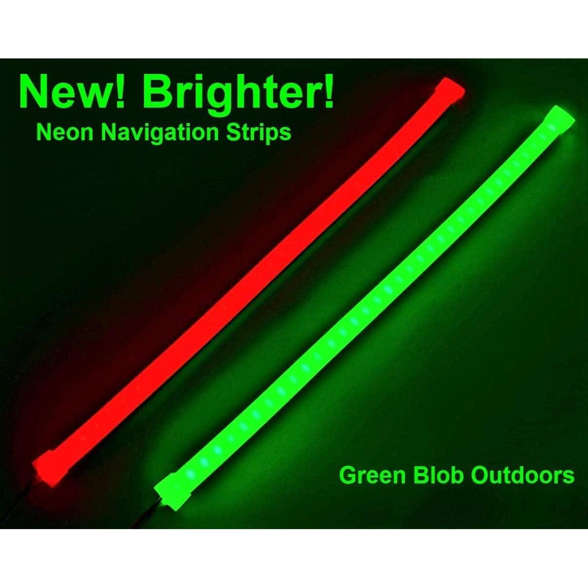 Tiras LED Neón Rojas, Verdes y Blancas 30.48 cm para Barcos