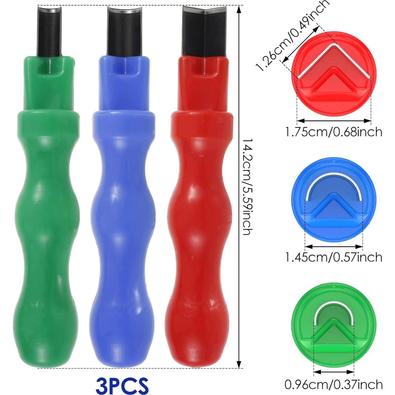 Cortador de Luz Neón SHASUXTING 3 Piezas Acero HSS