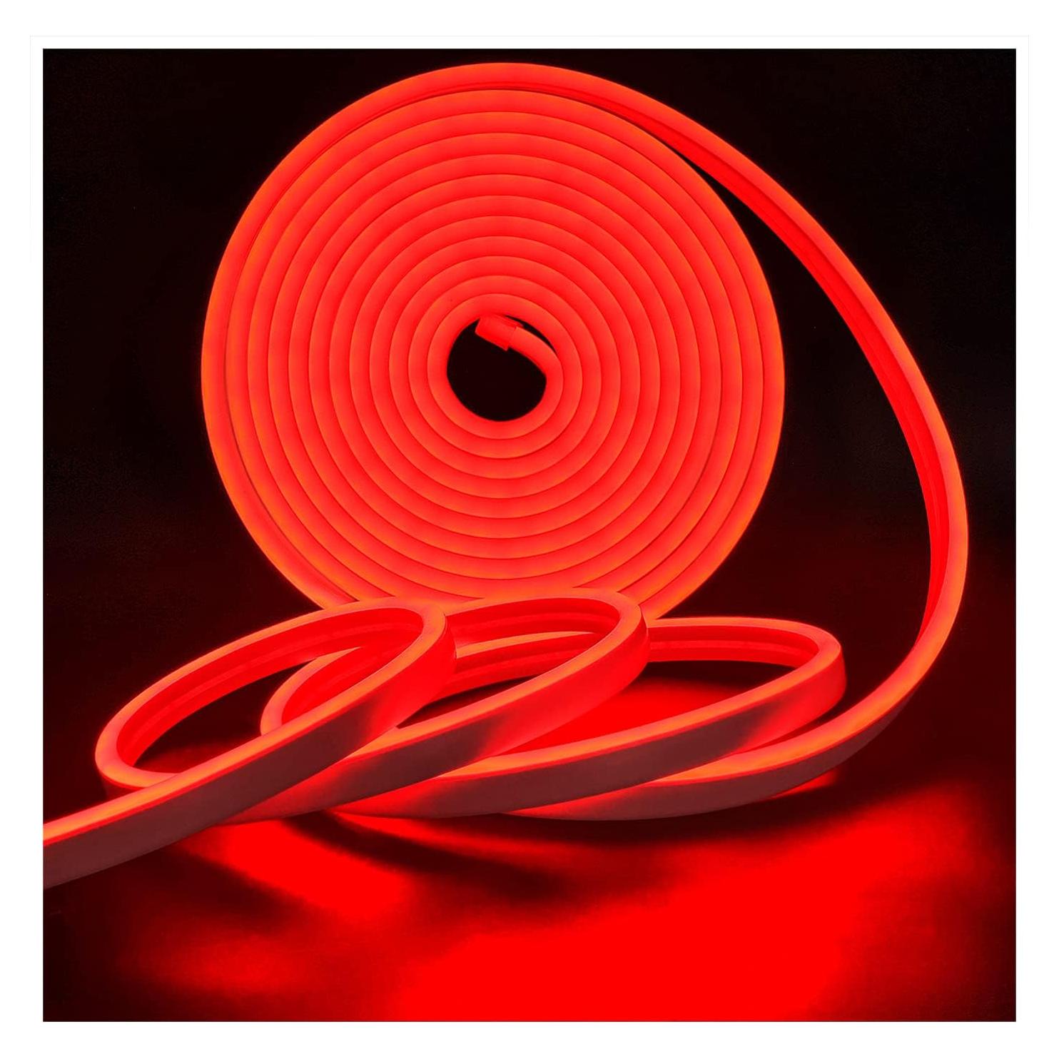 Tira LED de Neón 5m ZFB 600 LEDs Rojo DC 12V IP65