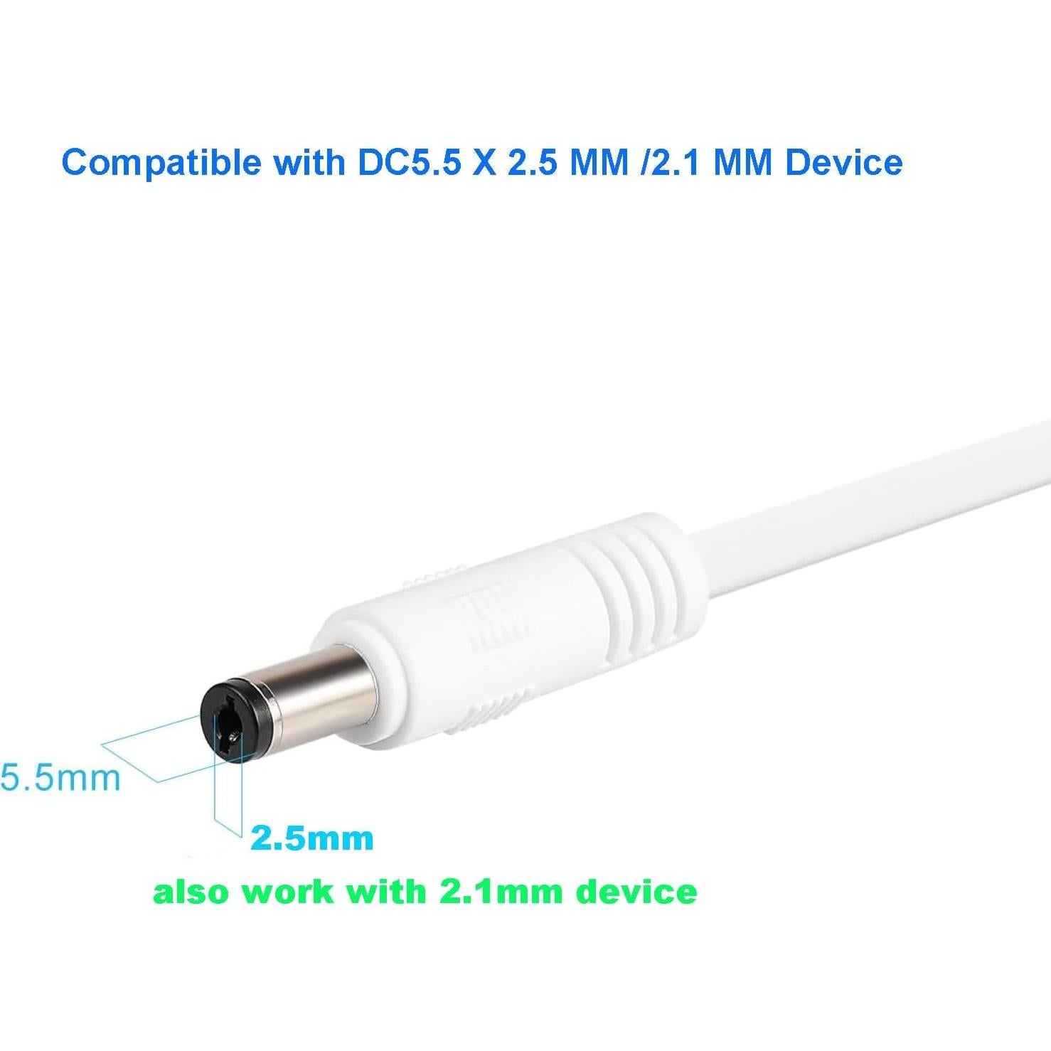 Fuente de Alimentación 12V 3A PDEEY Adaptador AC/DC 3m